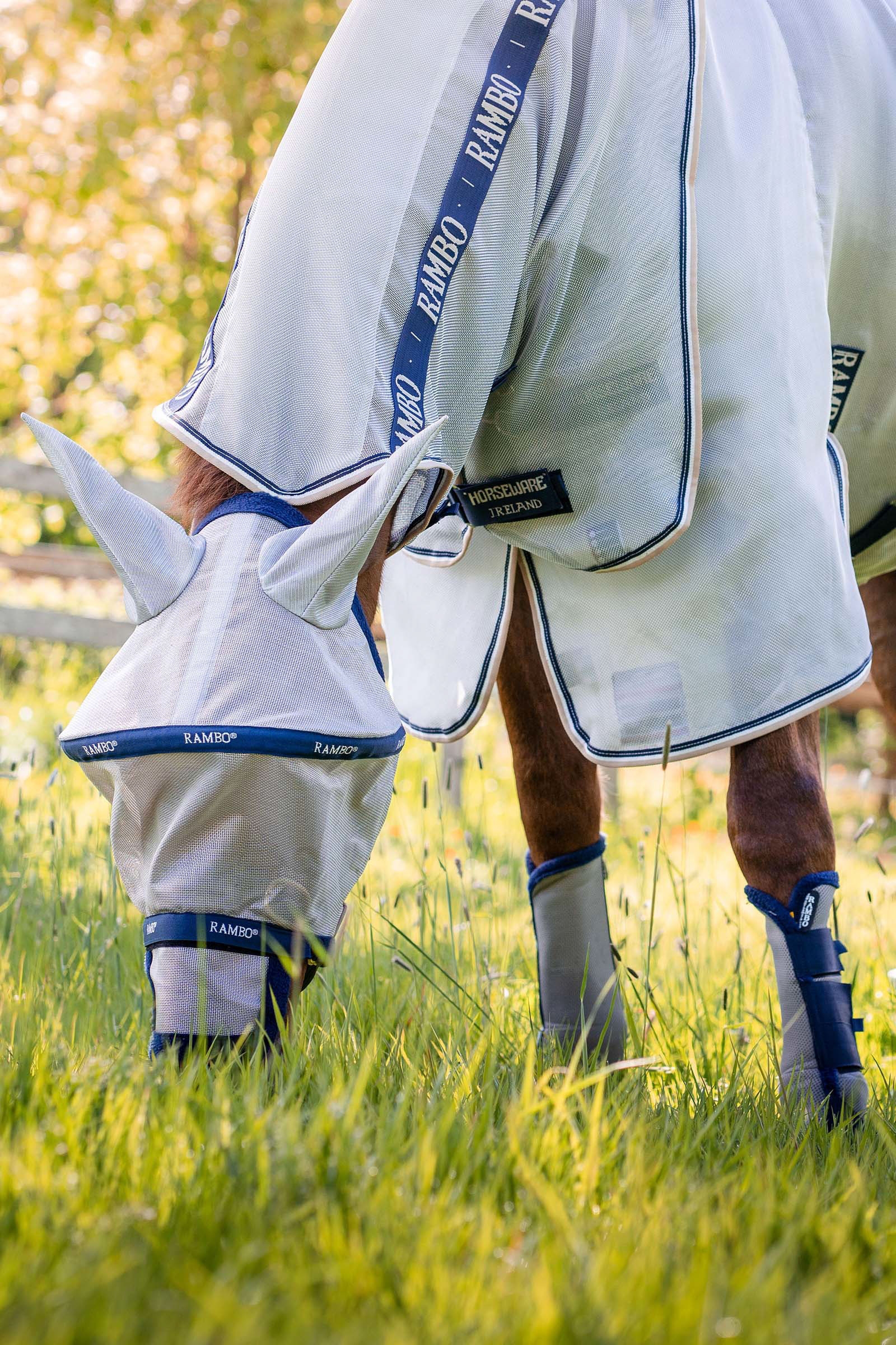 Horseware Rambo Protector couverture anti-mouches avec cou amovible