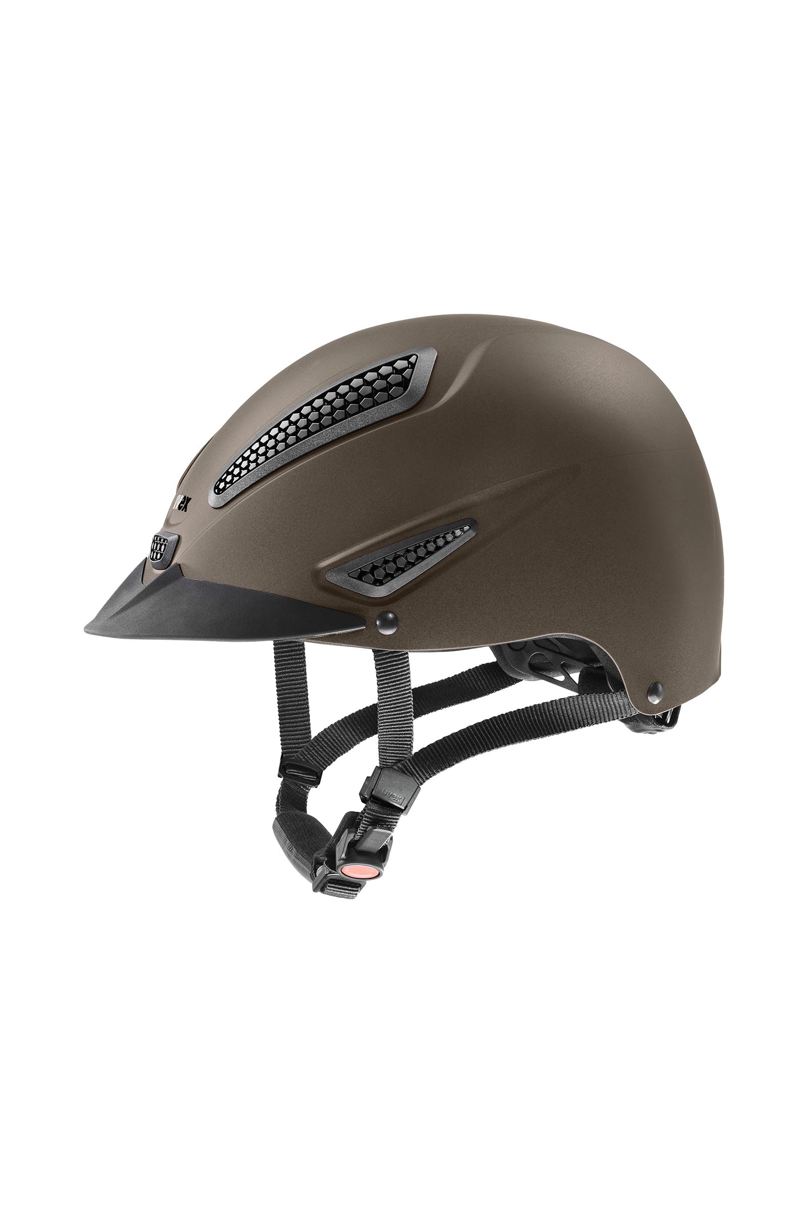 brown mat Uvex Perfexxion III Casque &eacute;quitation