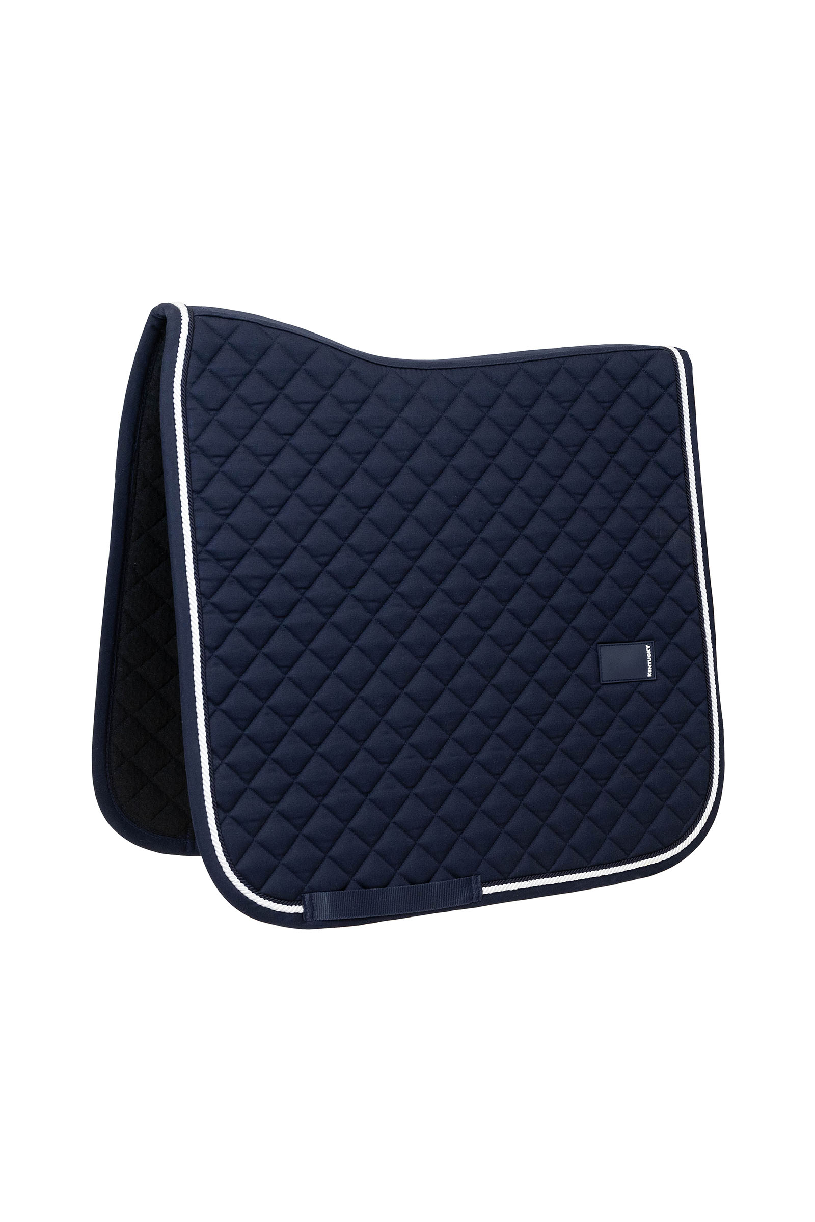 navy Kentucky Horsewear tapis de selle de dressage Diamond Rope