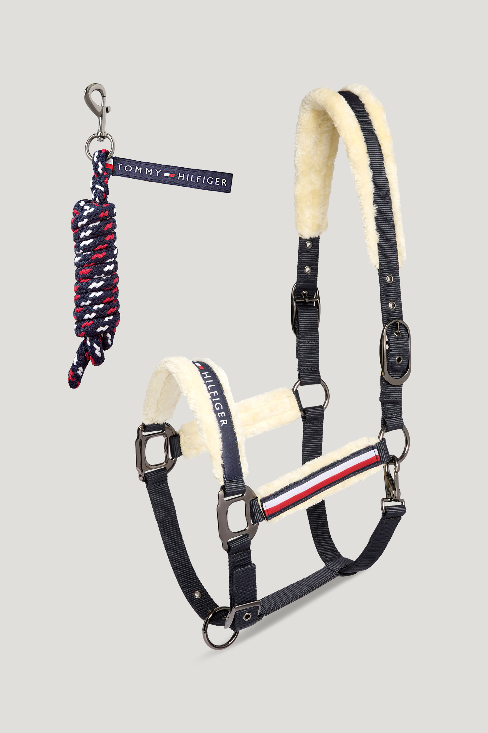 Tommy Hilfiger Equestrian Yale ensemble licol en fausse fourrure et longe