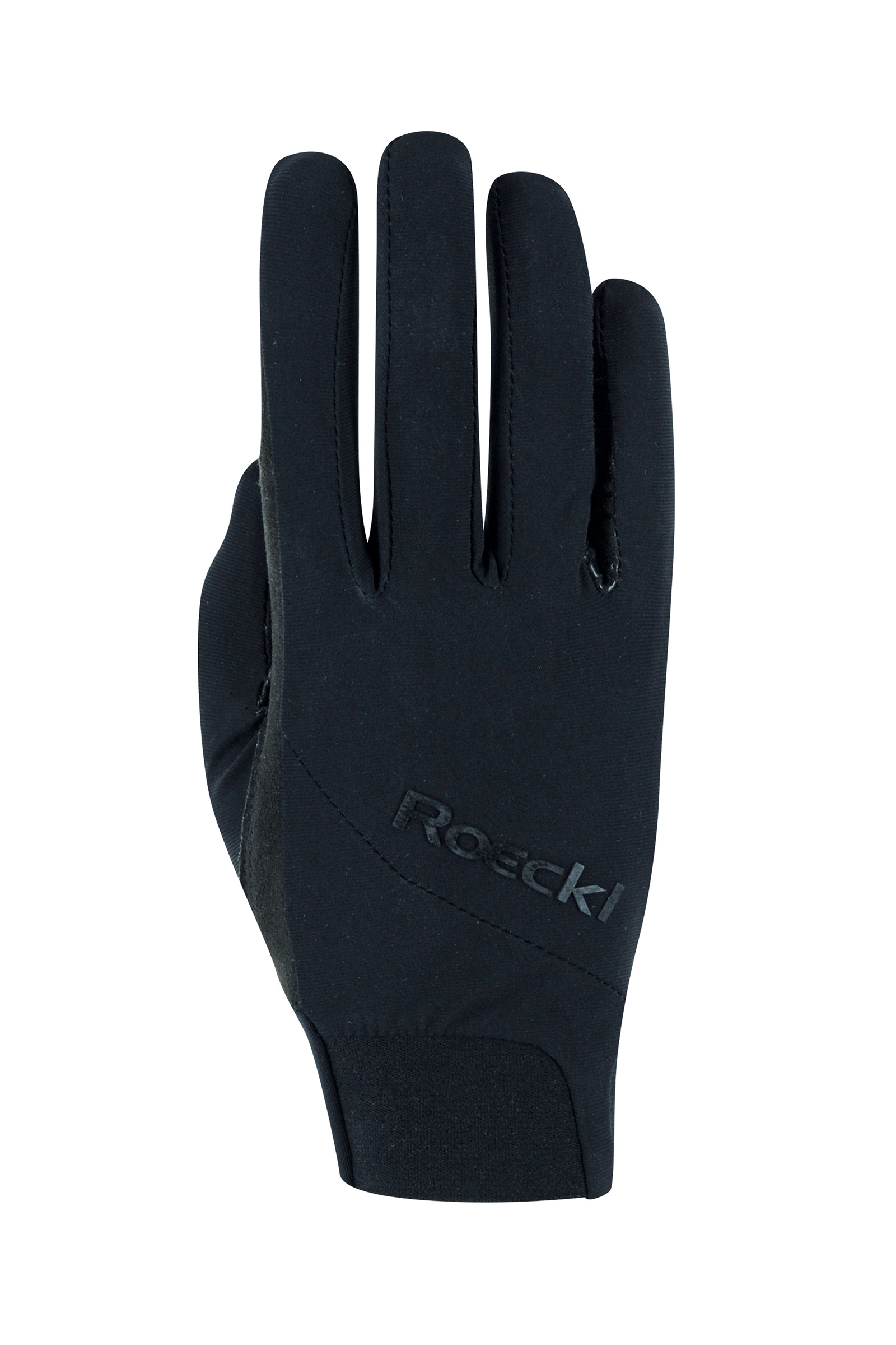 Black Roeckl Maniva Eco gants d&rsquo;&eacute;quitation