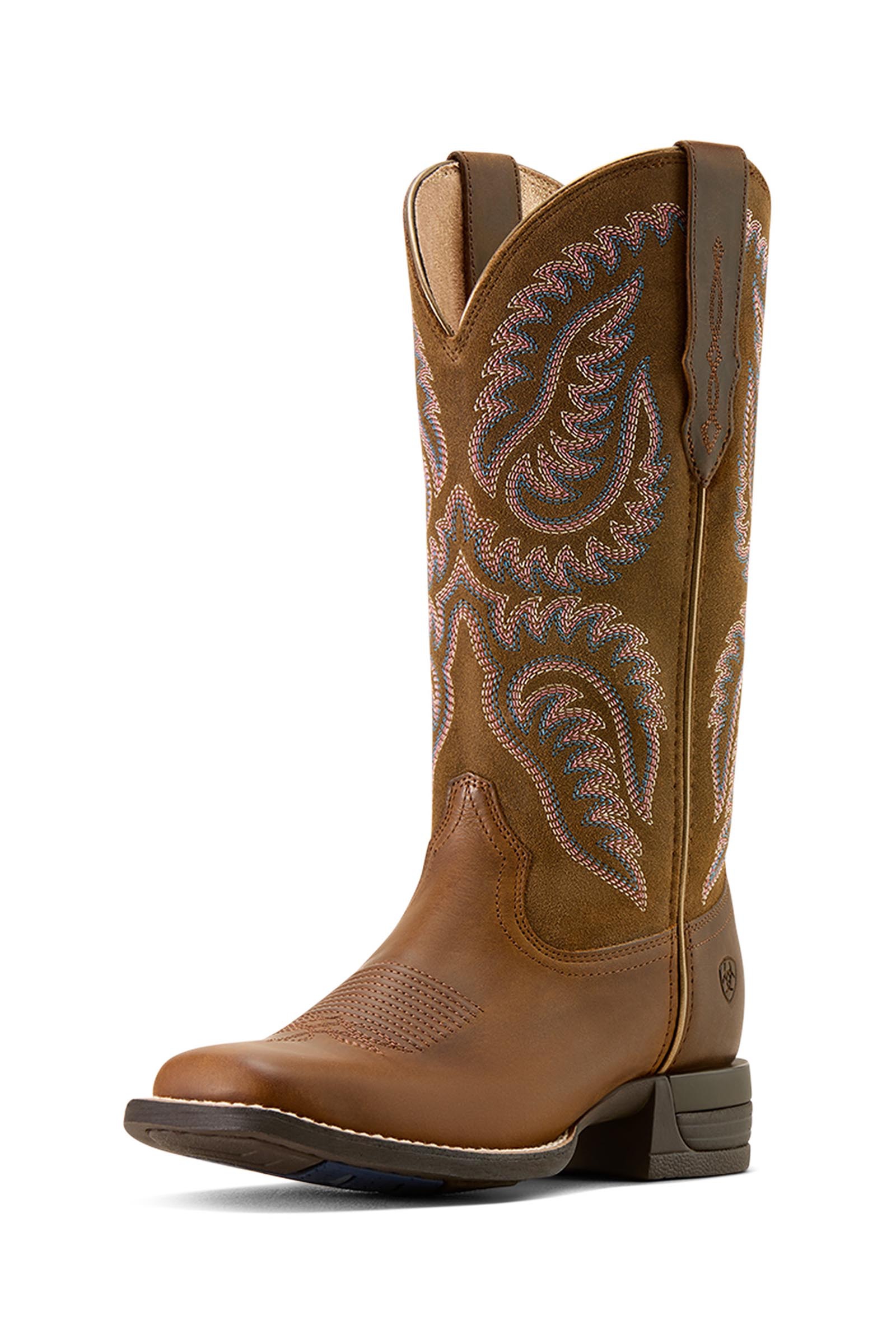 Ariat Femme Cattle Caite bottes western &agrave; bout carr&eacute; large