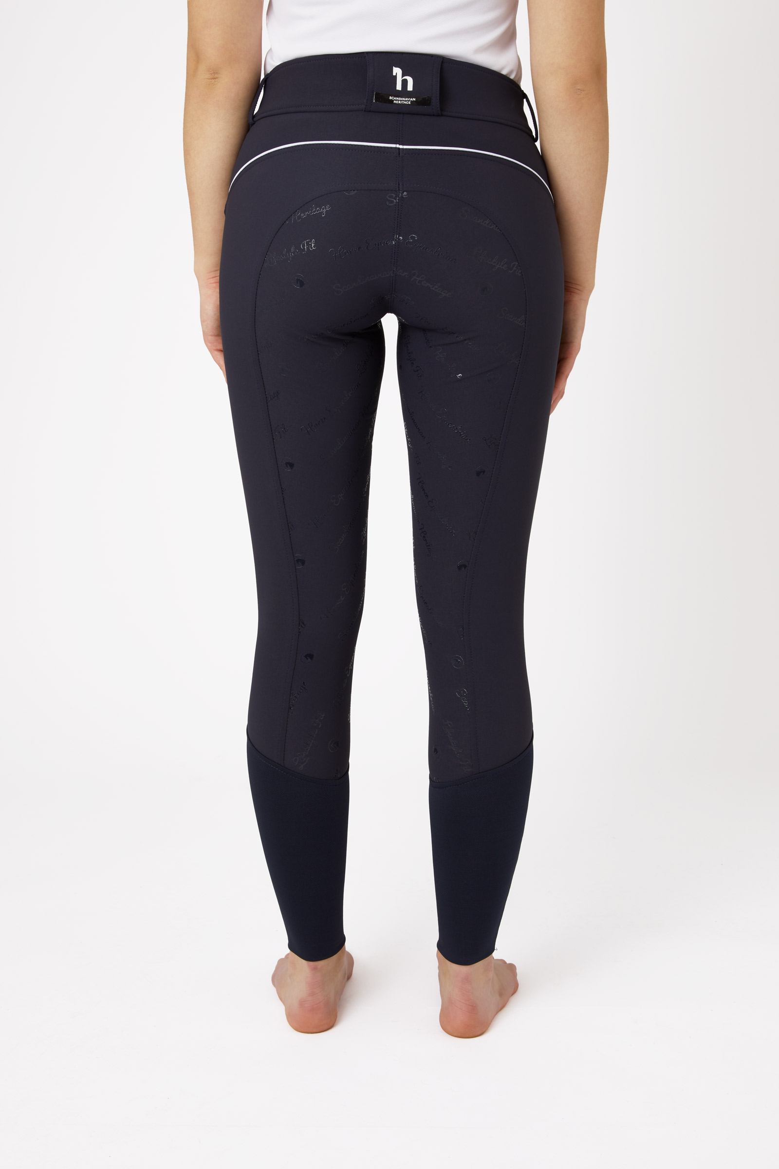 Horze Nordic Performance pantalon d’équitation femme à fond intégral en silicone, UPF 50+