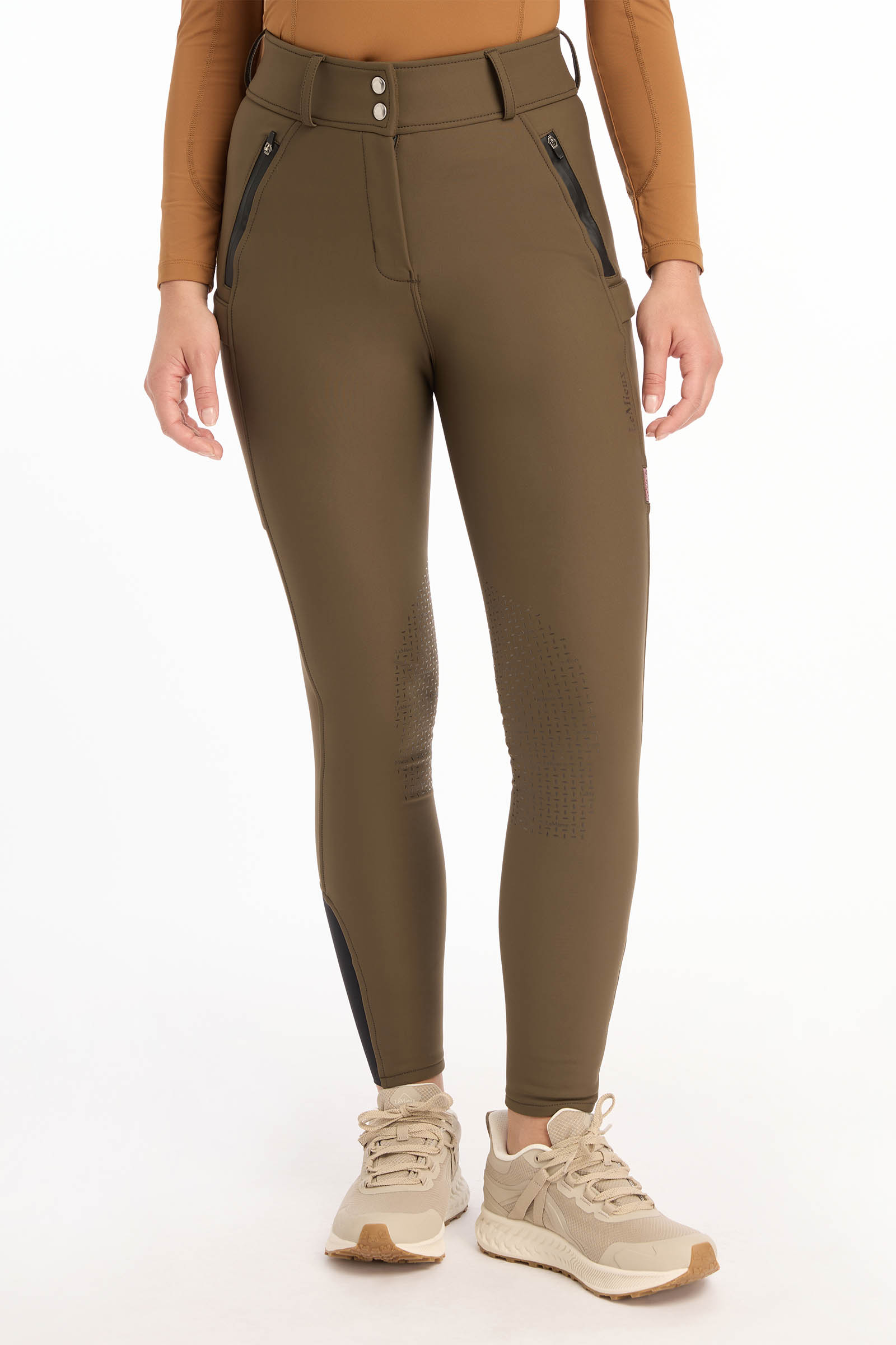 LeMieux Drytex pantalon d&rsquo;&eacute;quitation imperm&eacute;able pour femme avec grip aux genoux