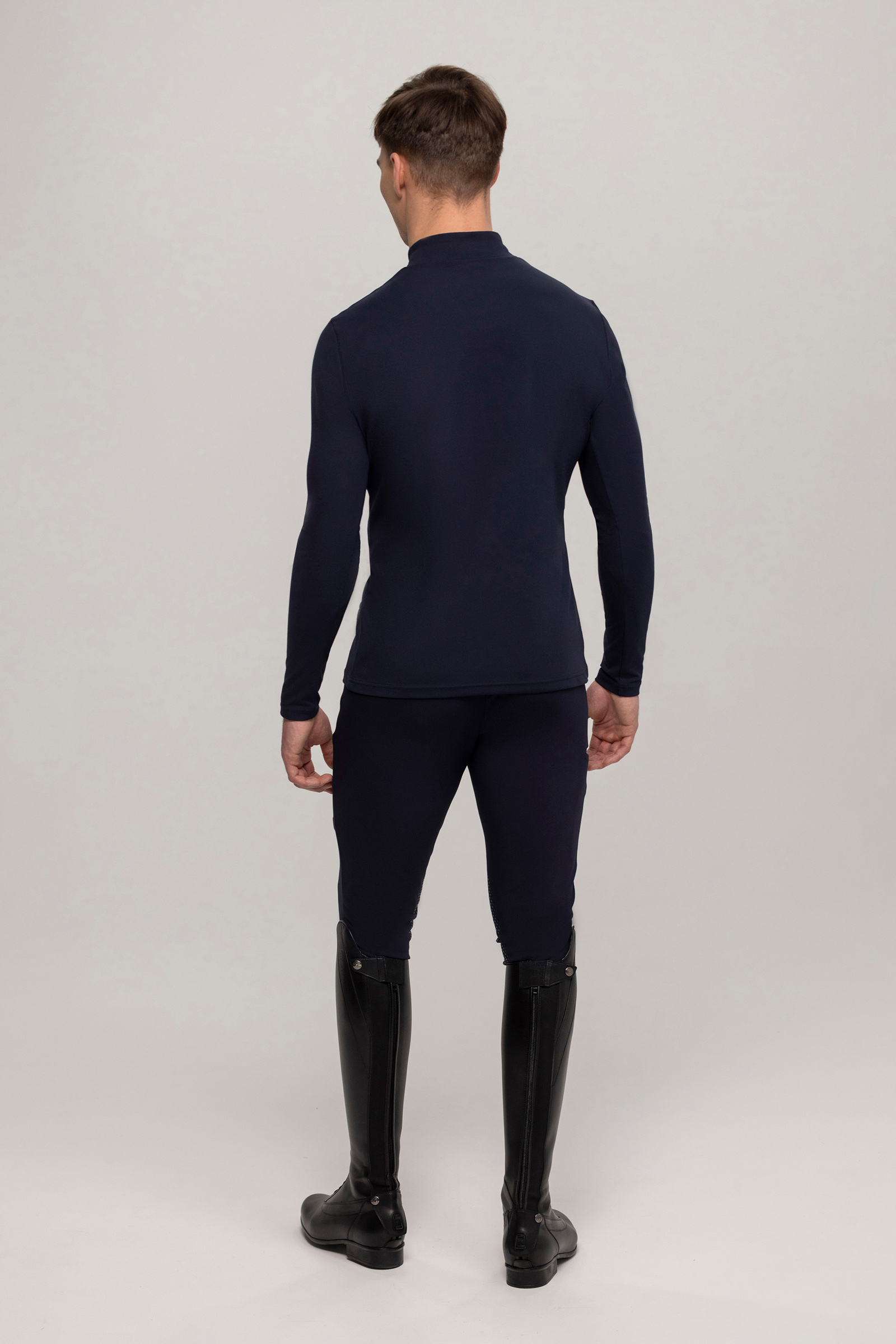 Tommy Hilfiger Equestrian Phoenix chemise &agrave; manches longues pour homme avec col montant