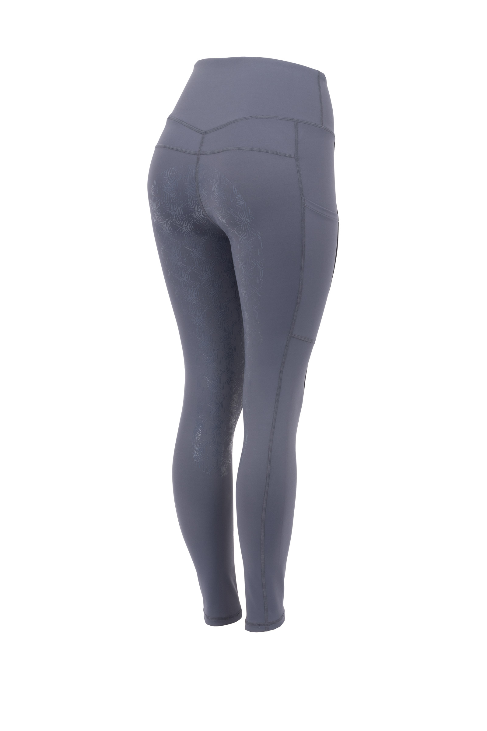 Blue Fusion Leggings d'équitation à empiècement intégral pour femme Horze Daria