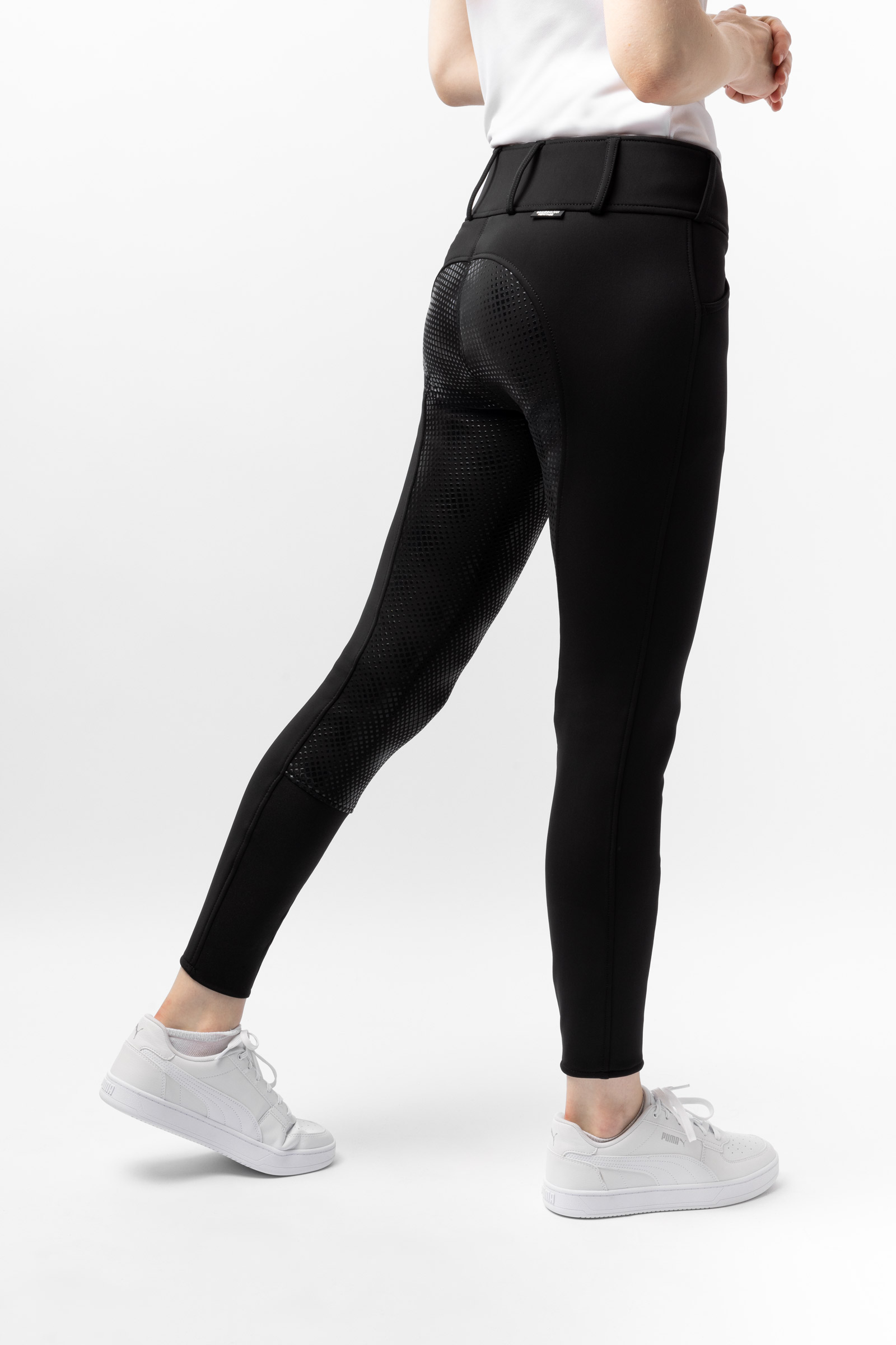 Pantalon d'équitation Thermo Horze Grand Prix avec fond peau silicone, femme