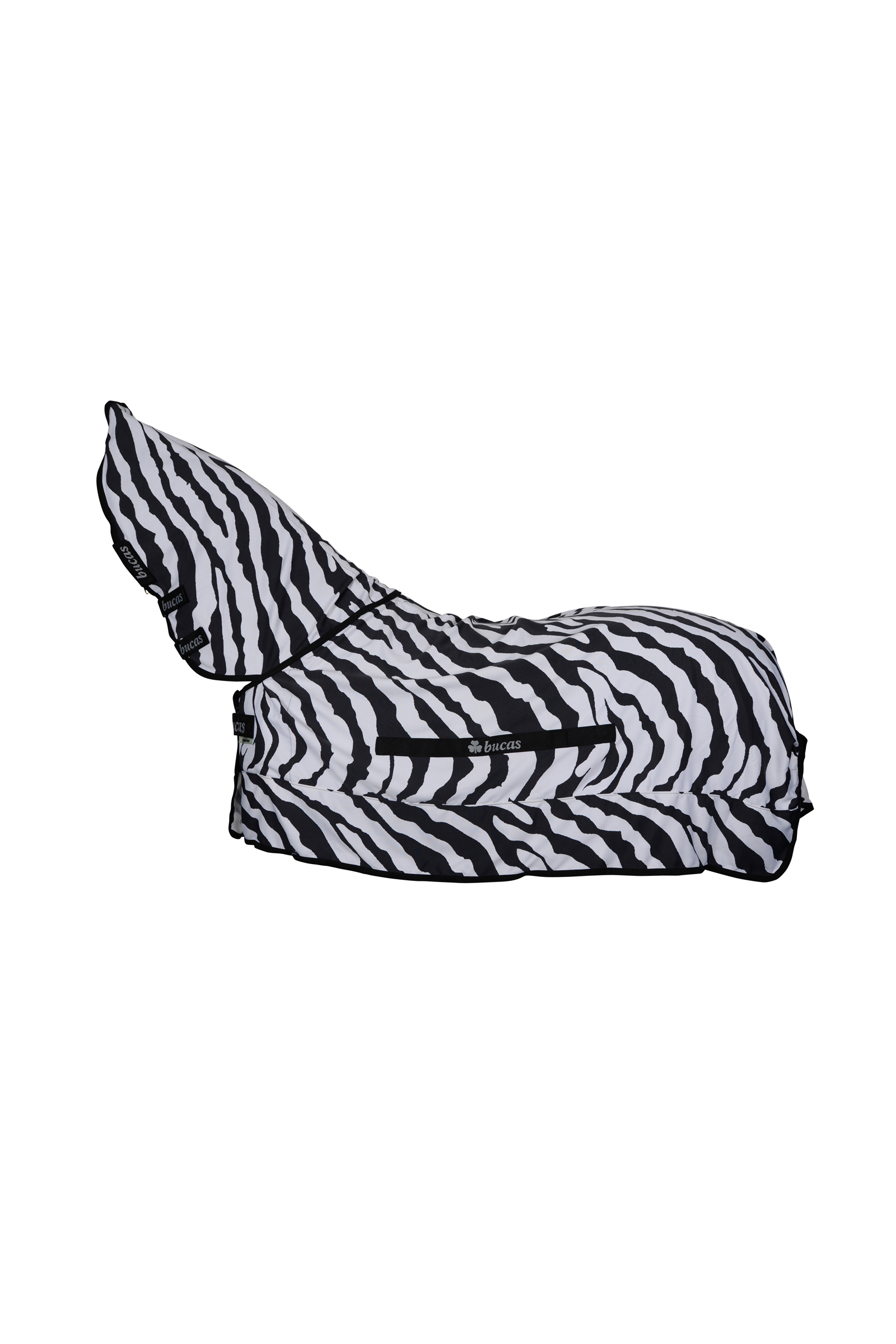 Bucas Sweet-Itch Zebra couverture pour eczéma avec cou fixe
