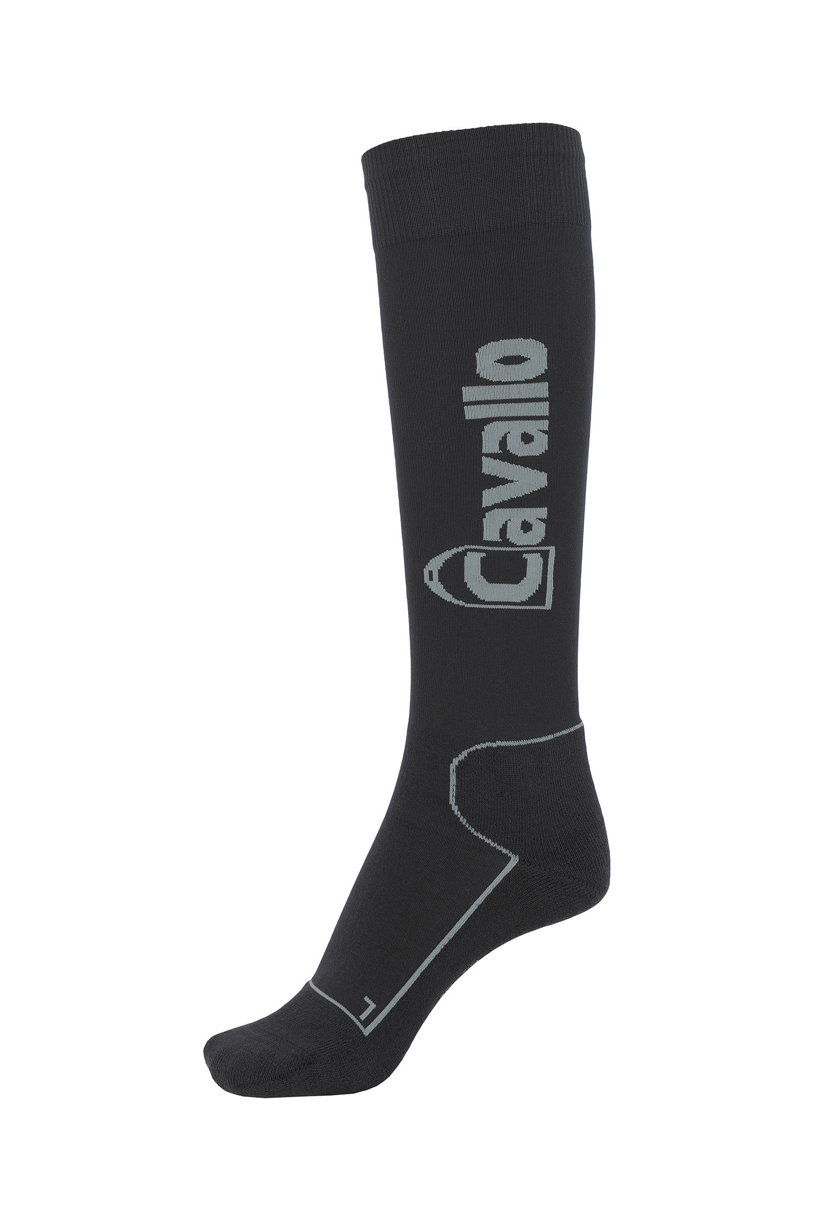 Griffin grey/ Green Cavallo CavalSimo Chaussettes ergonomiques avec une tige fine