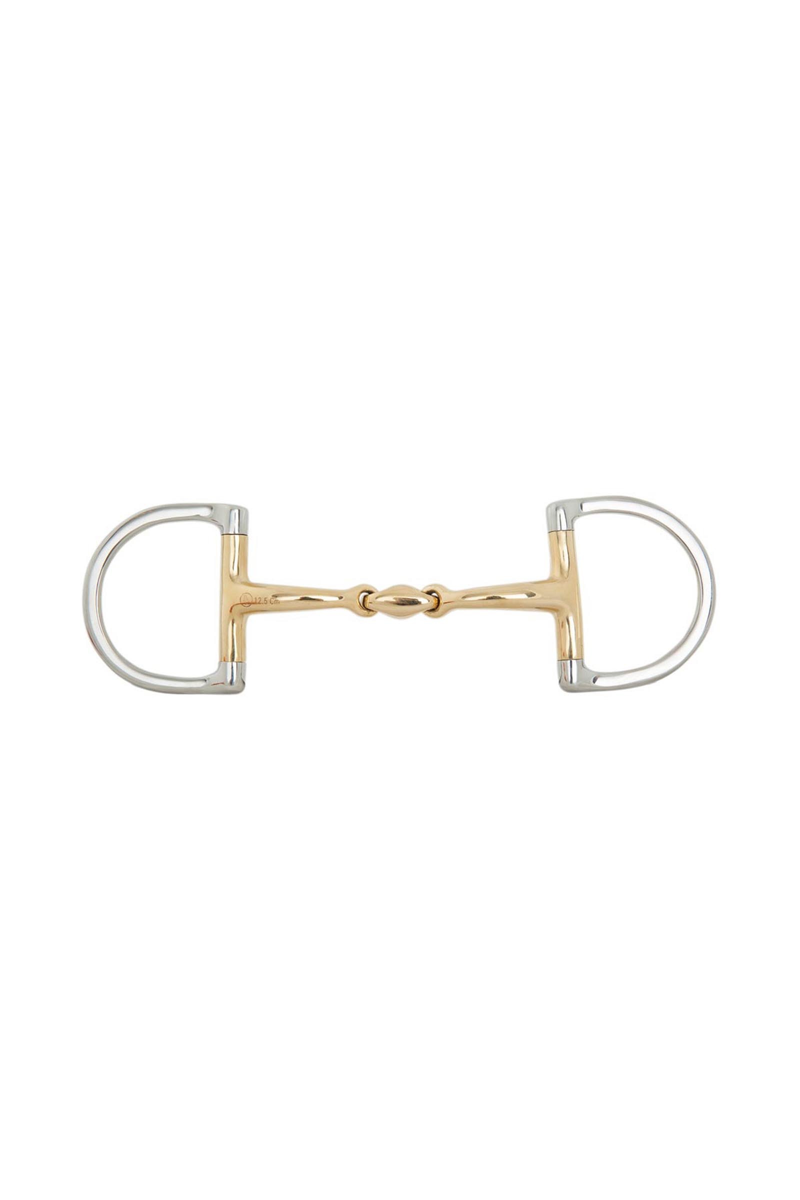 BR Soft Contact mors à anneaux en D, double brisure, 14 mm