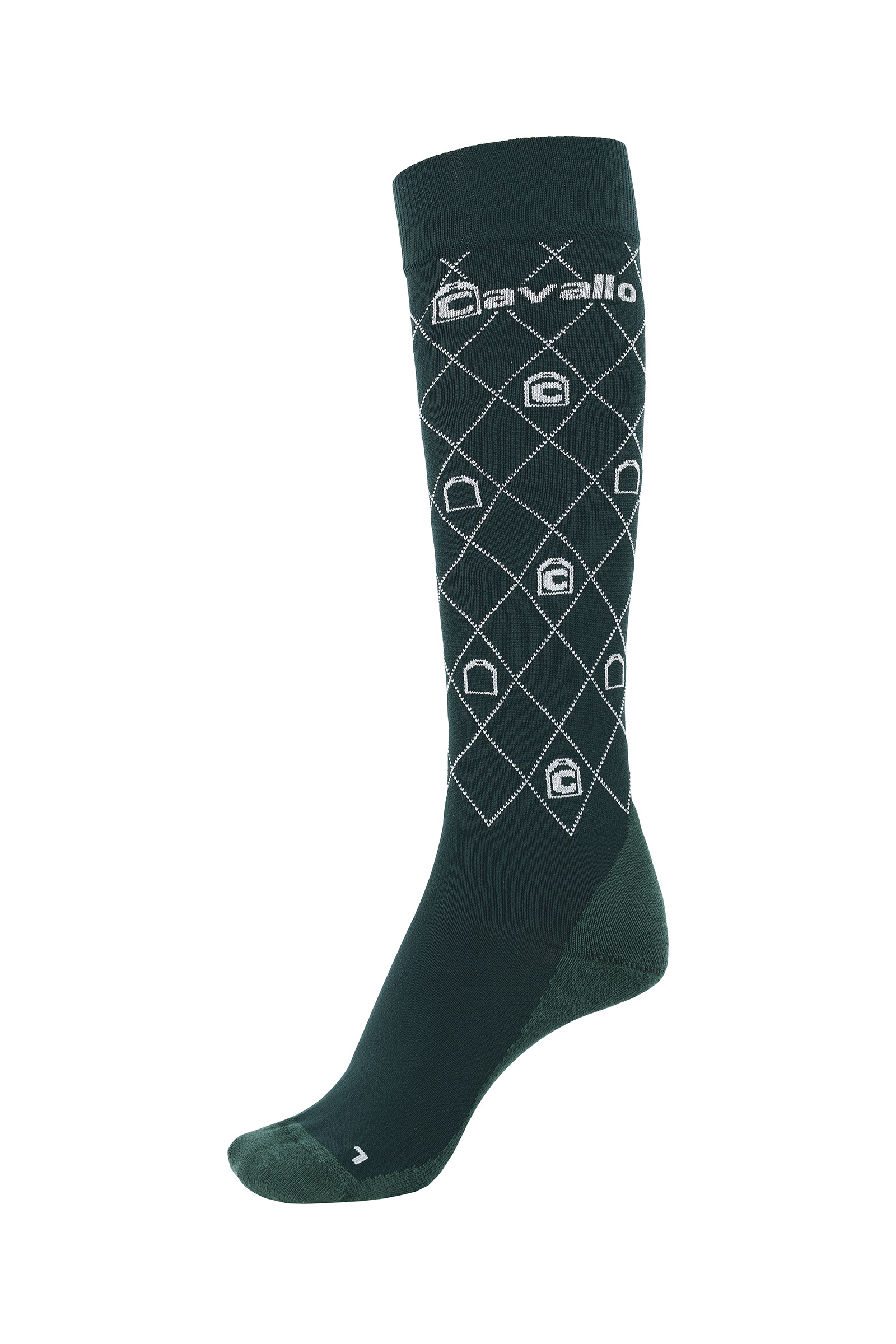 Dark Green Chaussettes Cavallo CavalSura
