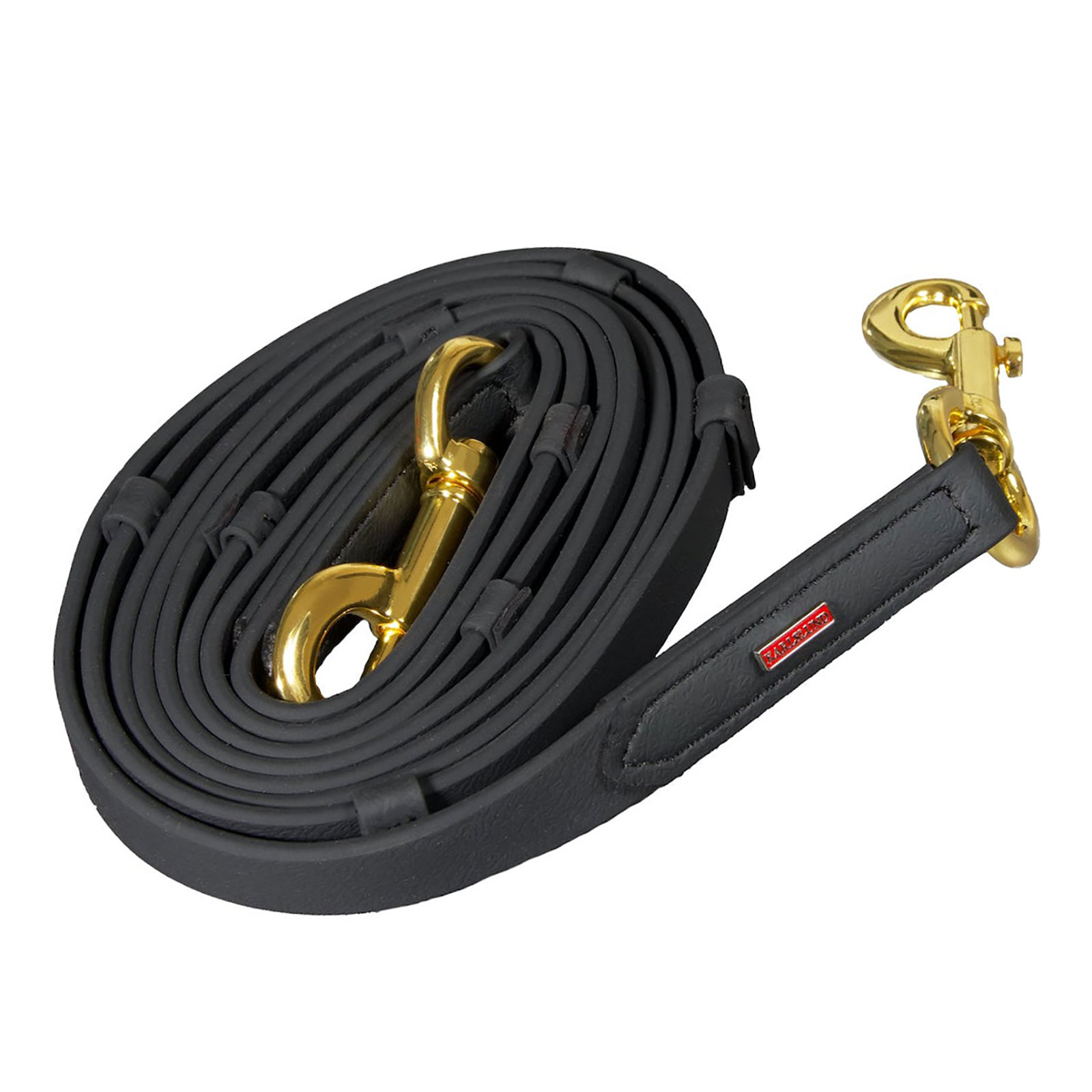 Black/Brass Karlslund Superstrap R&ecirc;nes avec Arr&ecirc;toirs