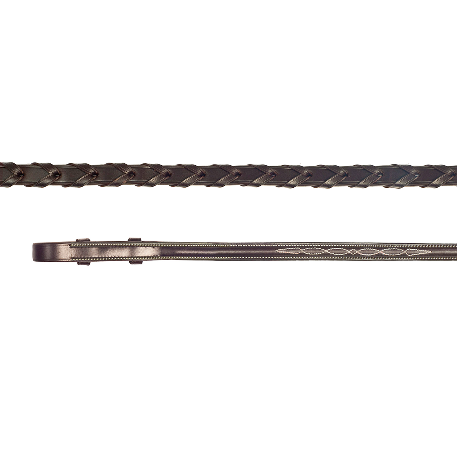 Rênes bredies surpiquées Schockemöhle Sports Hunter, rênes bredies