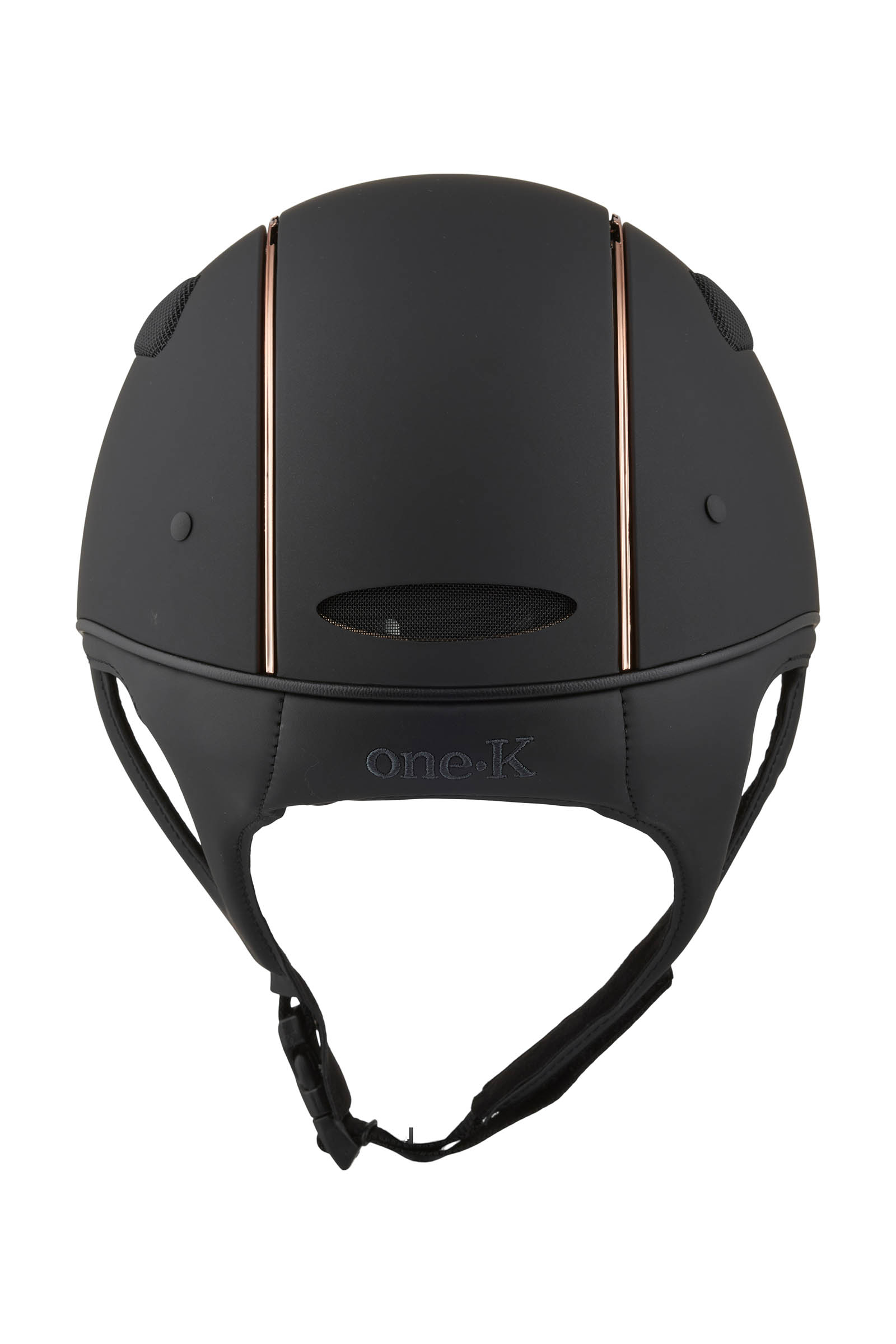 Casque d'équitation OneK Defender Pro Matt Rose doré