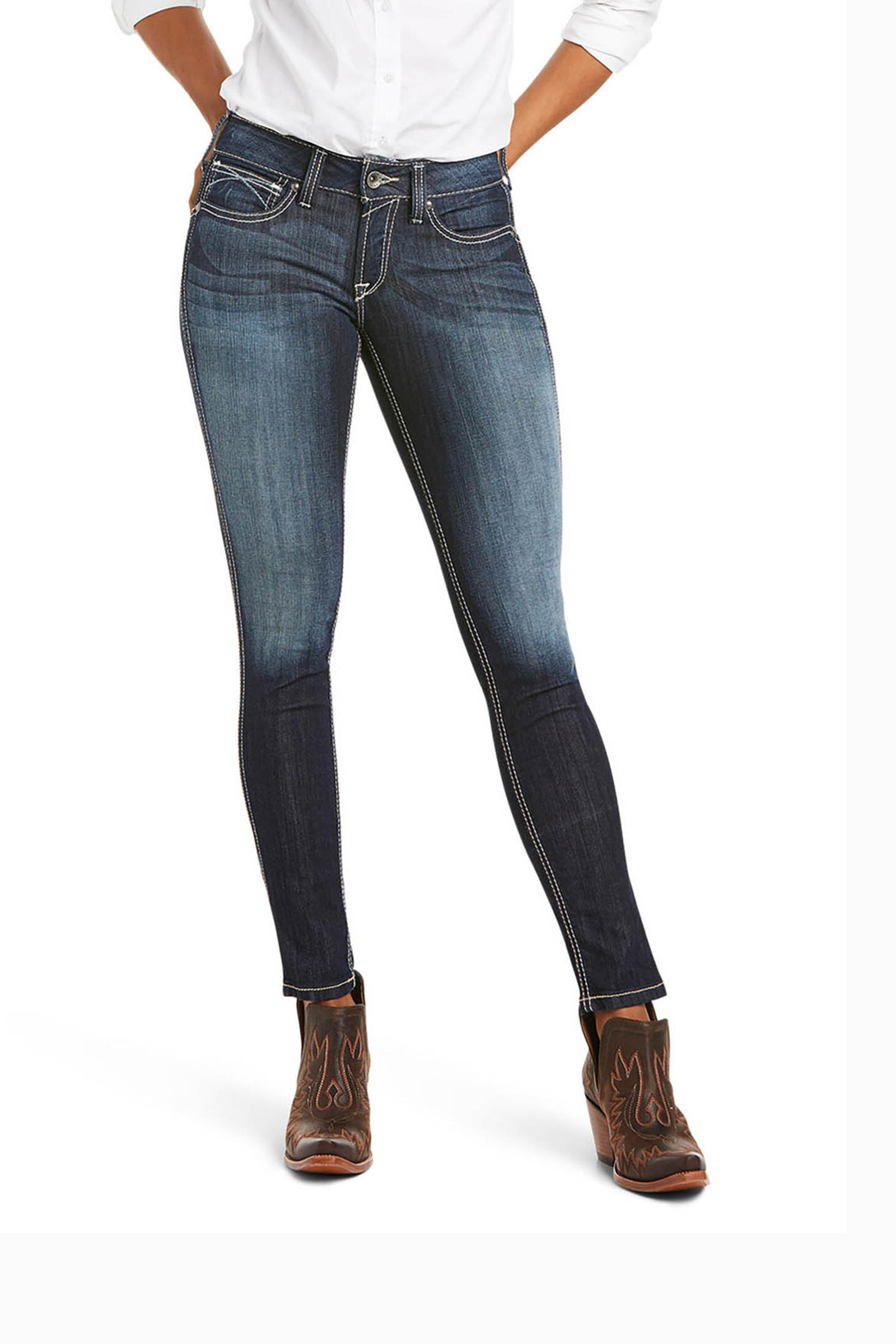 Ariat Ella R.E.A.L. Outseam jean skinny pour femme avec taille mi-haute