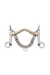 Mors de bride Bemelmans Weymouth Sensogan 14mm / branches de 5cm