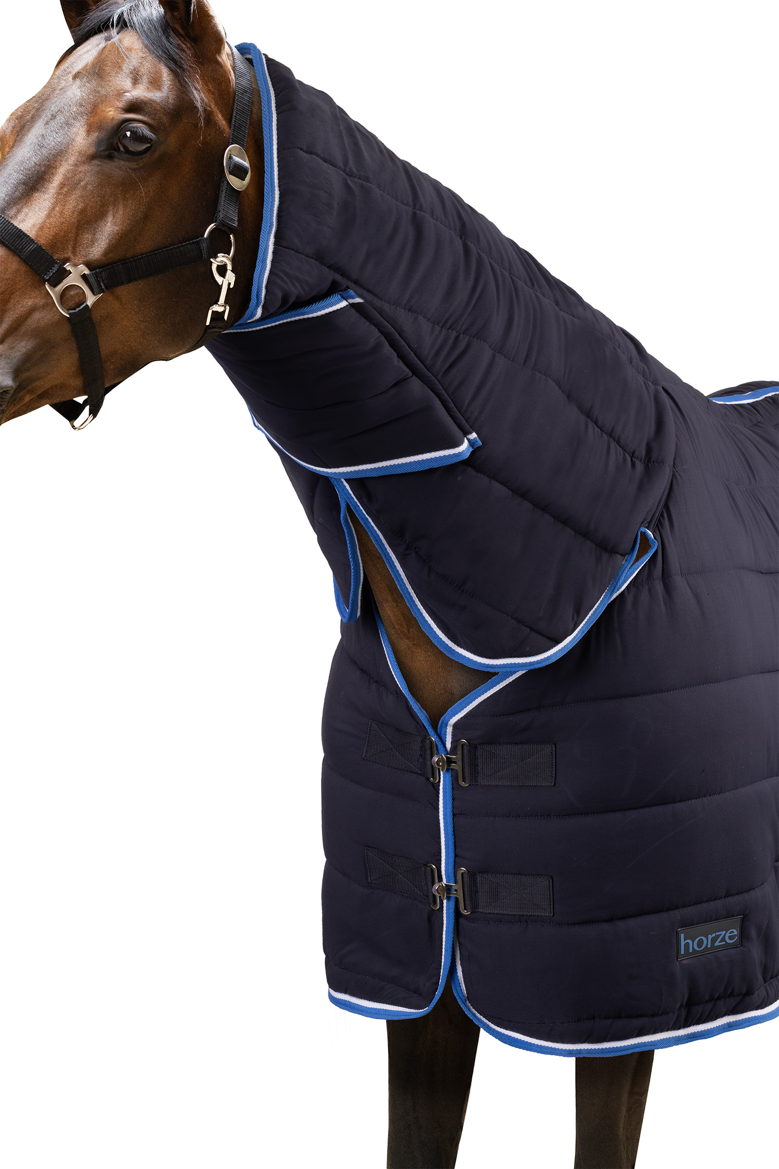 Couverture d'écurie /sous-couche avec couvre-encolure Horze Glasgow, 150 g