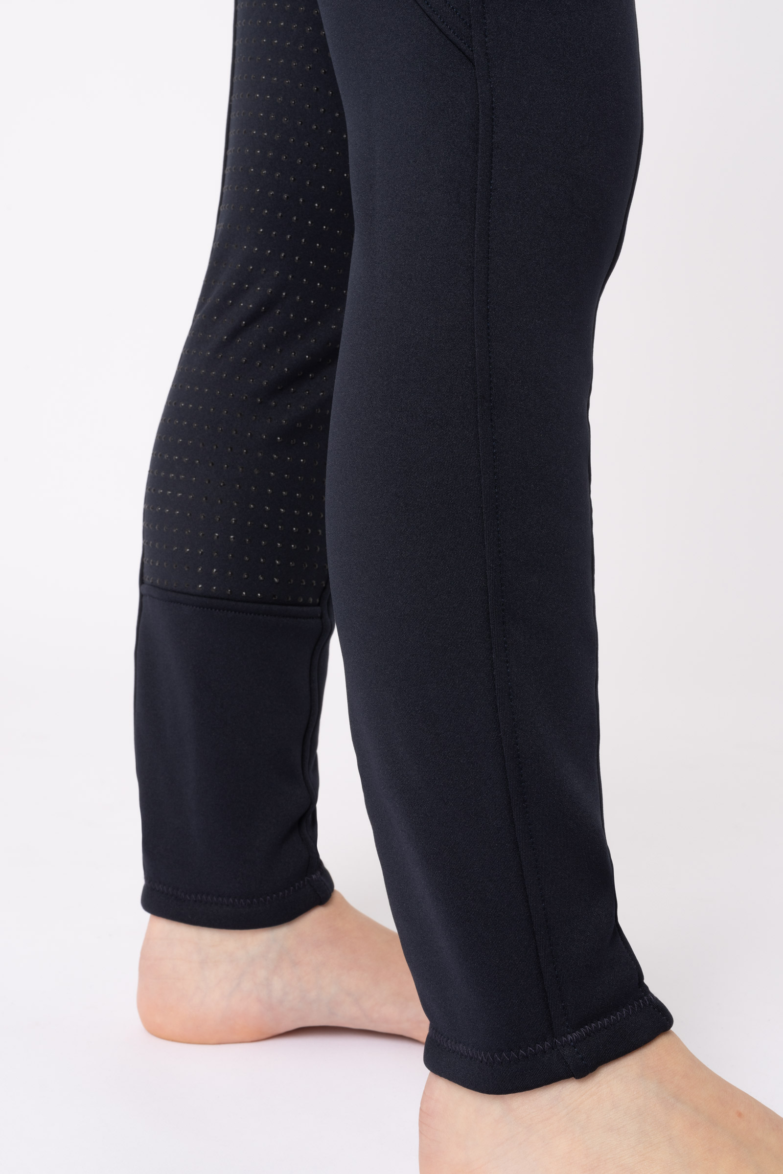 Collant d'équitation hiver fond silicone Horze Active, enfant