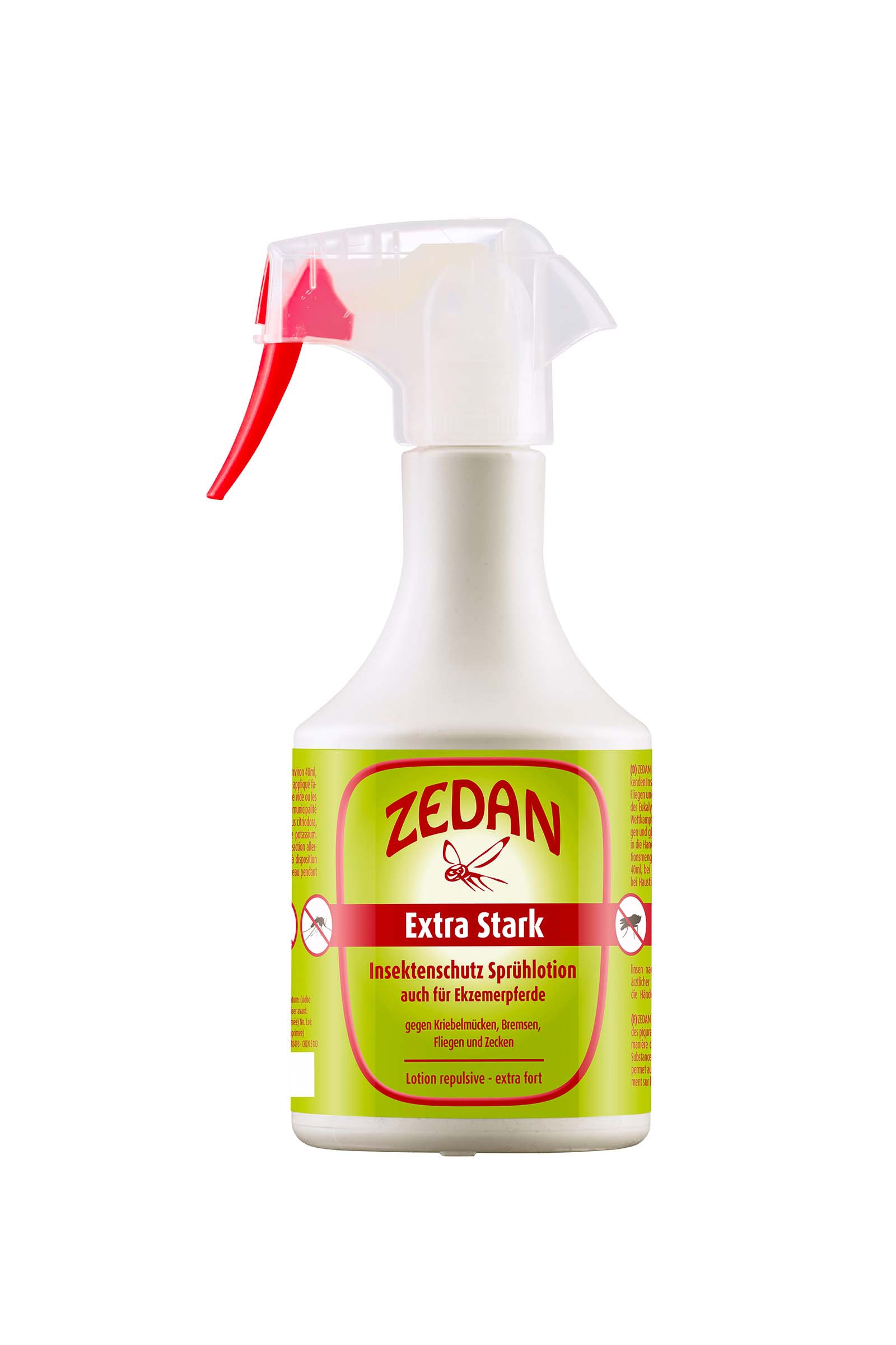 Lotion anti-insectes en spray Zedan SP extra forte, spray anti-mouches, 500 ml