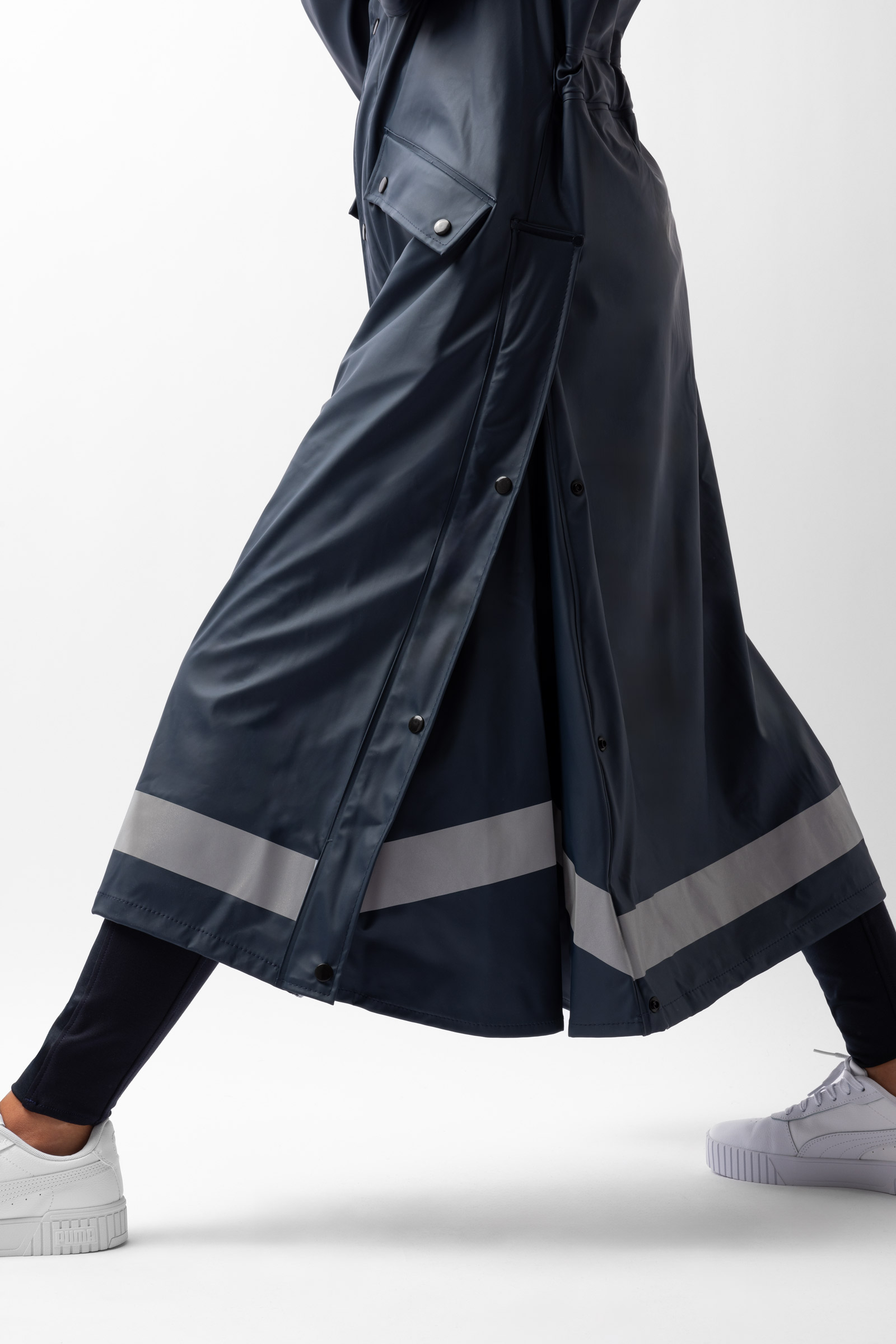 Imperméable Horze Hazel Femme Long imperméable avec fentes