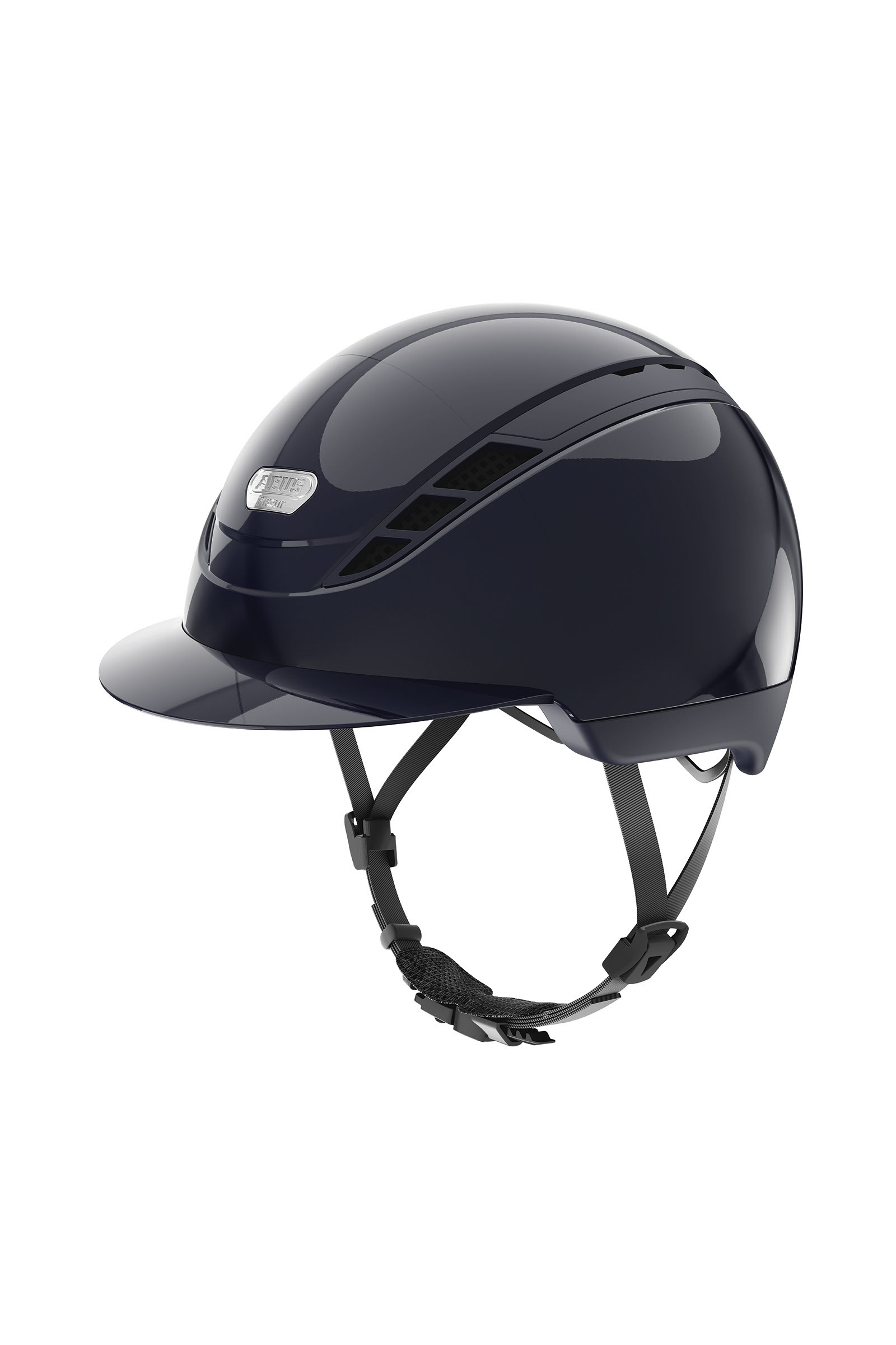 Dark Blue/ Shiny Abus Pikeur AirDuo Casque d&rsquo;&eacute;quitation XS