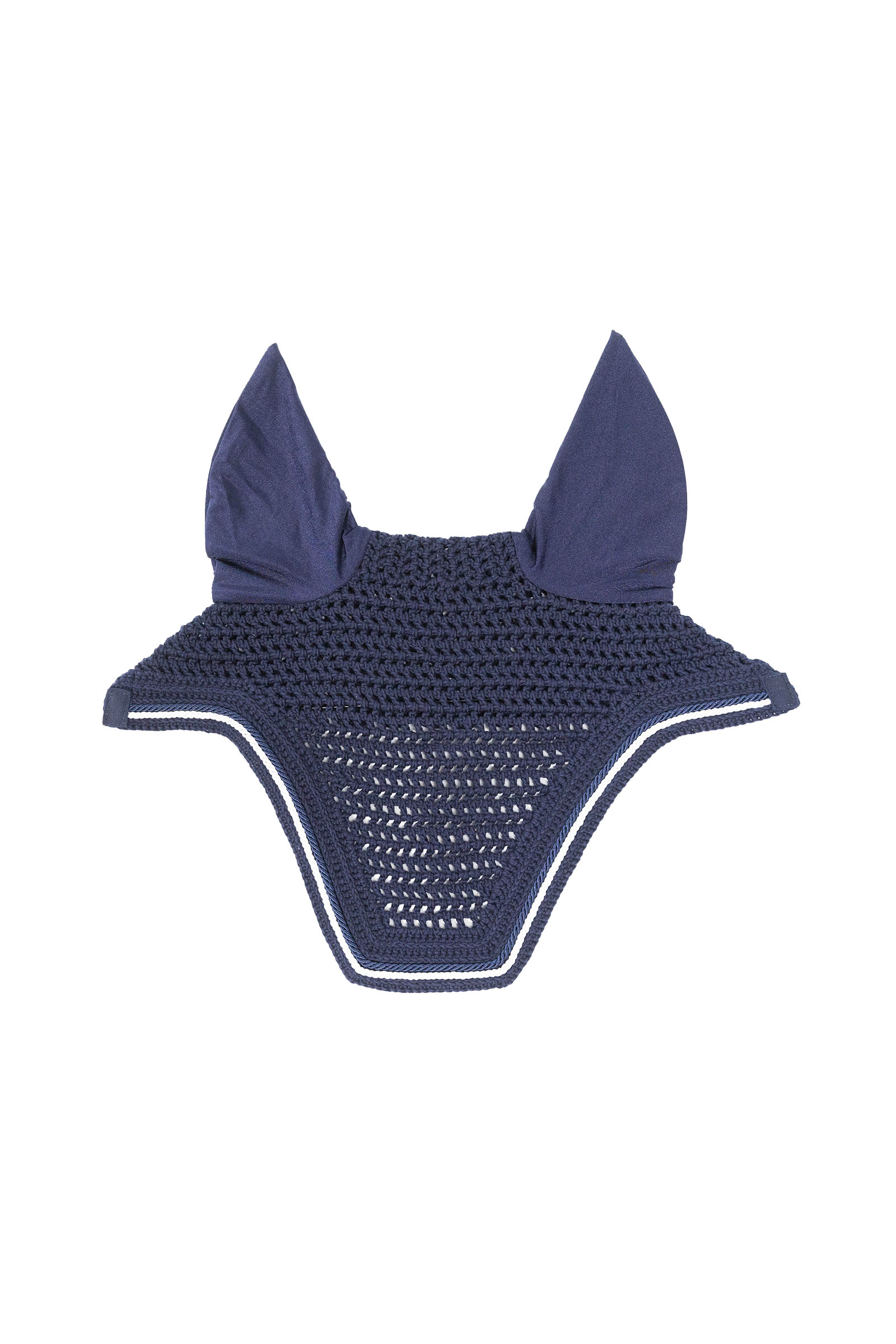 navy Kentucky Horsewear bonnet anti-mouches Wellington Diamond Rope Soundless
