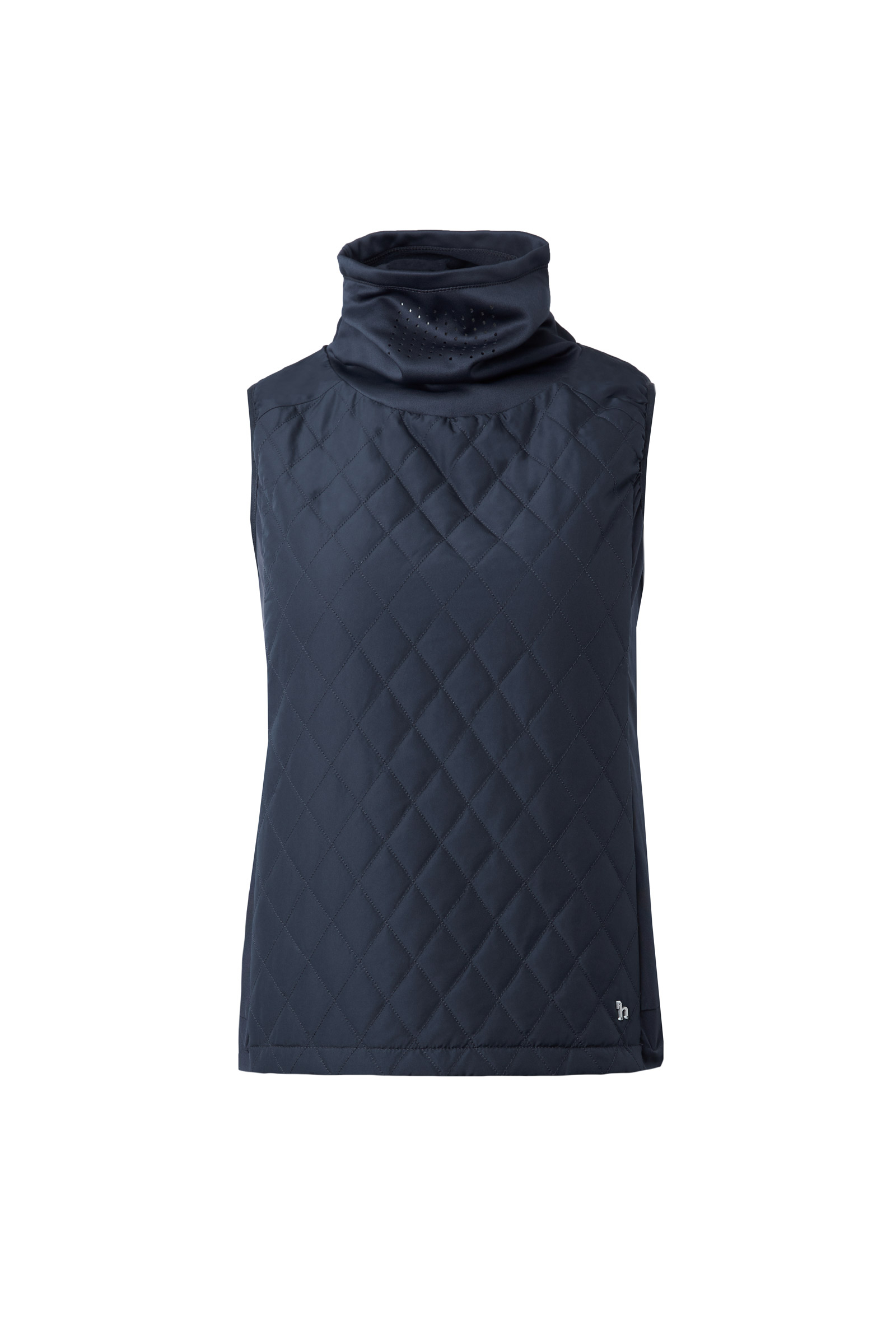 Dark Navy Gilet d'&eacute;quitation sans manches hybride Horze Riley, femme