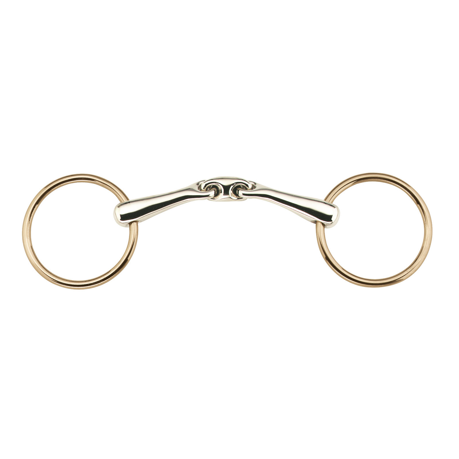 Sprenger KK Ultra Sensogan/Aurigan Loose Ring Snaffle, Double Jt., 18 mm