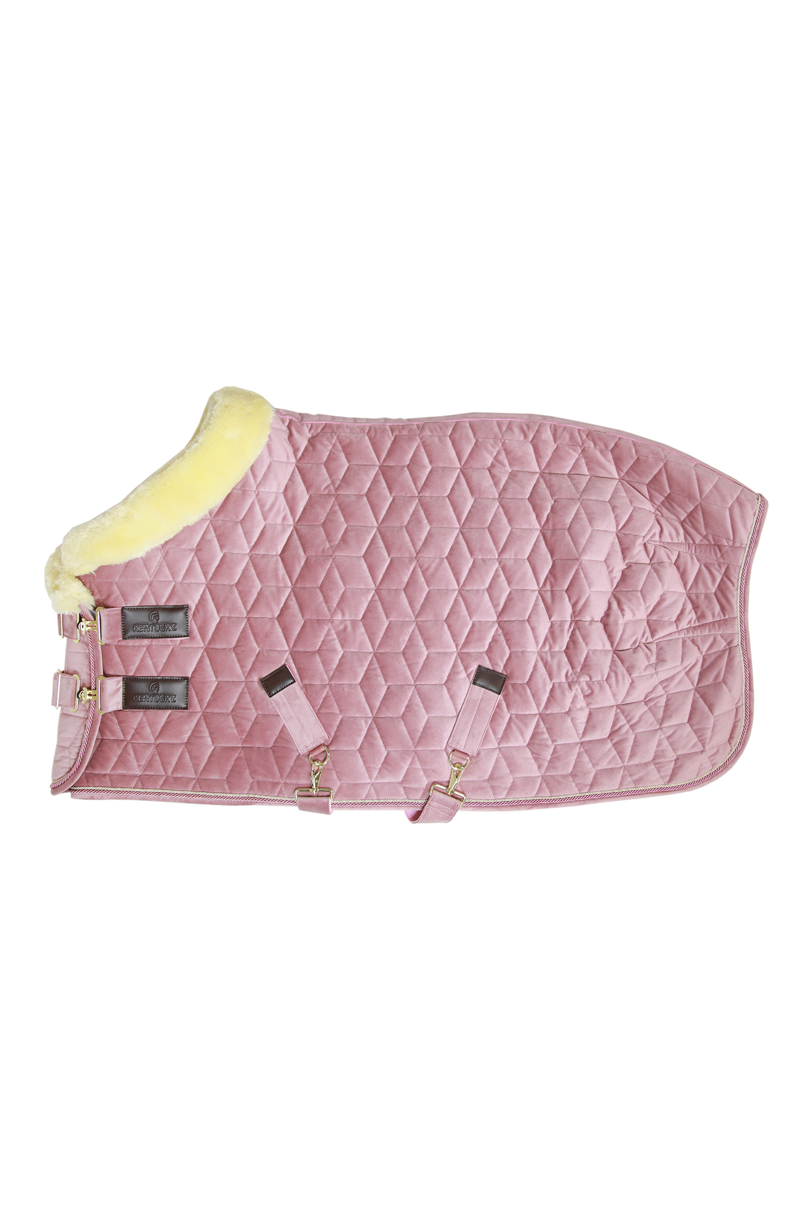 Rapture Rose Pink Kentucky Horsewear Couverture de présentation Velvet poney, 160g