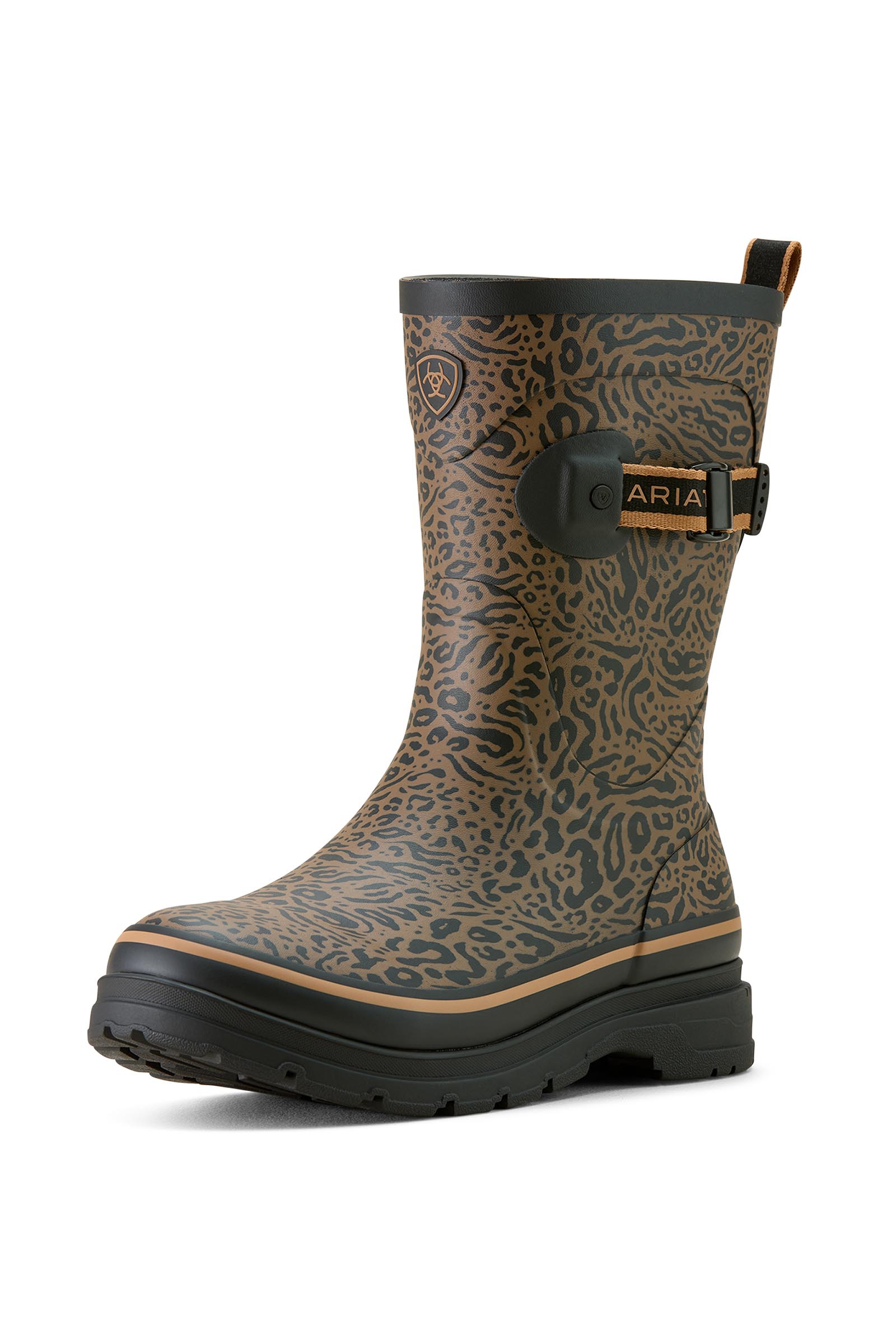 Ocelot Print Ariat Kelmarsh Mid Bottes en caoutchouc femme