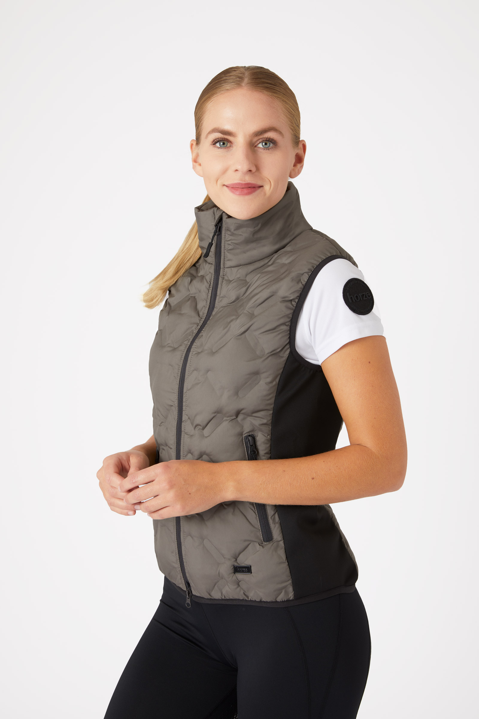 Gilet doudoune sans manches d'équitation Horze Shelly, femme