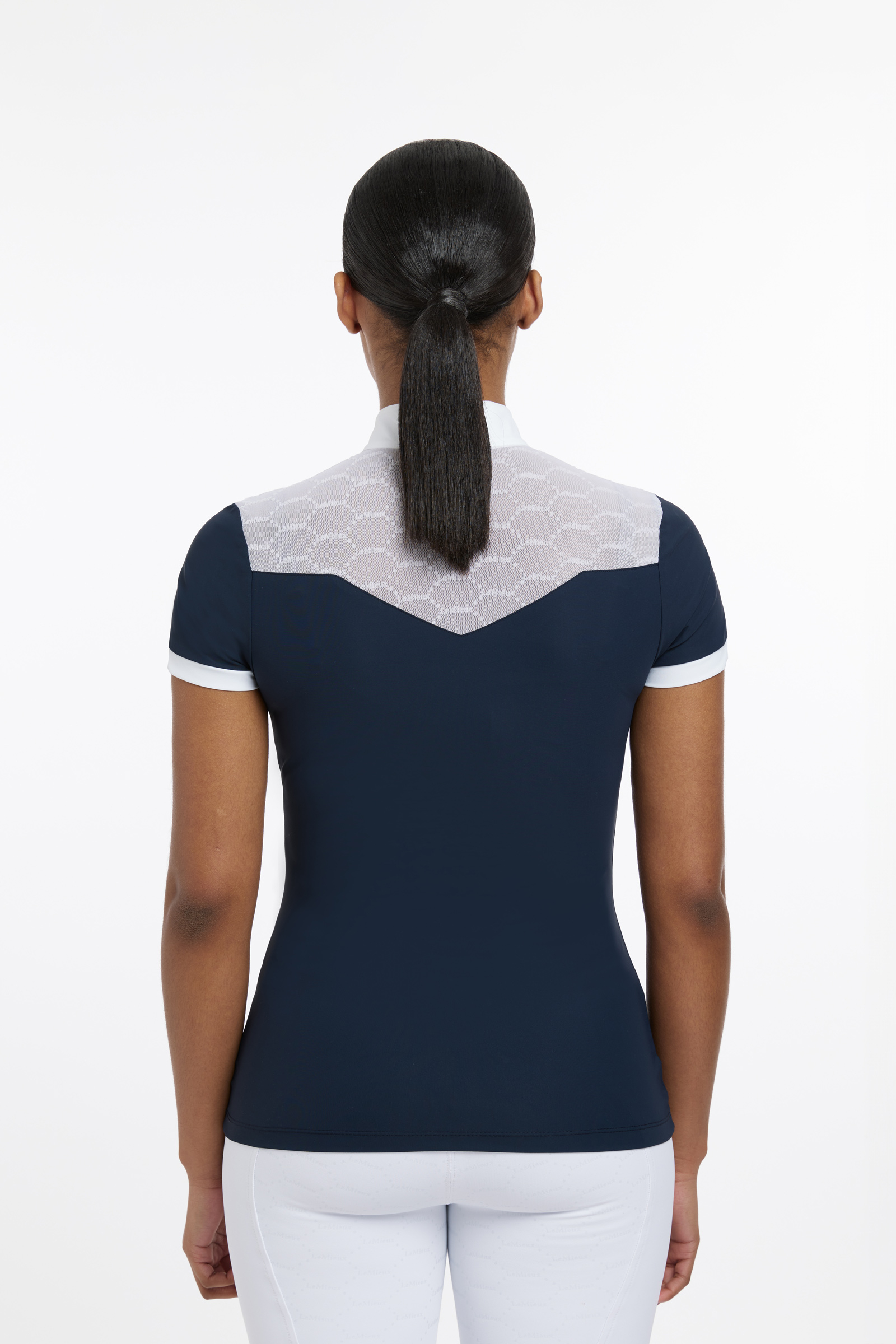 LeMieux Emily chemise de concours à manches courtes pour femmes