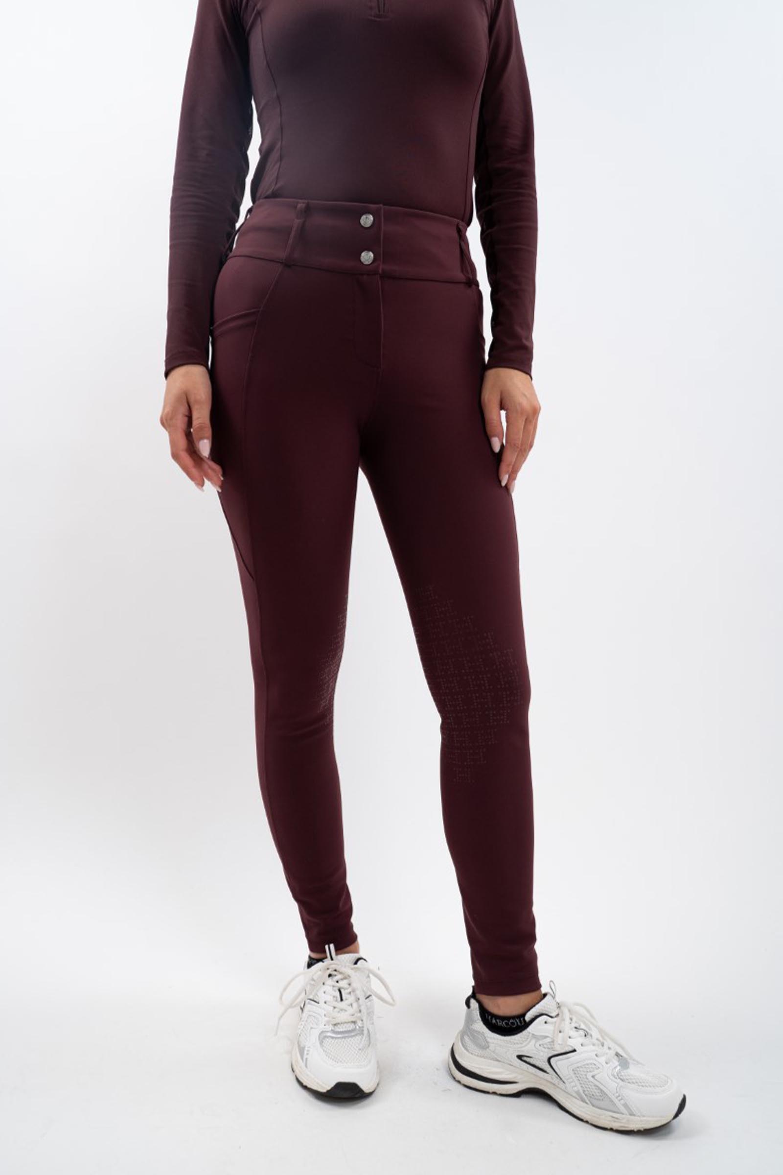 Harcour Luce pantalon d&rsquo;&eacute;quitation femme &agrave; grip genoux