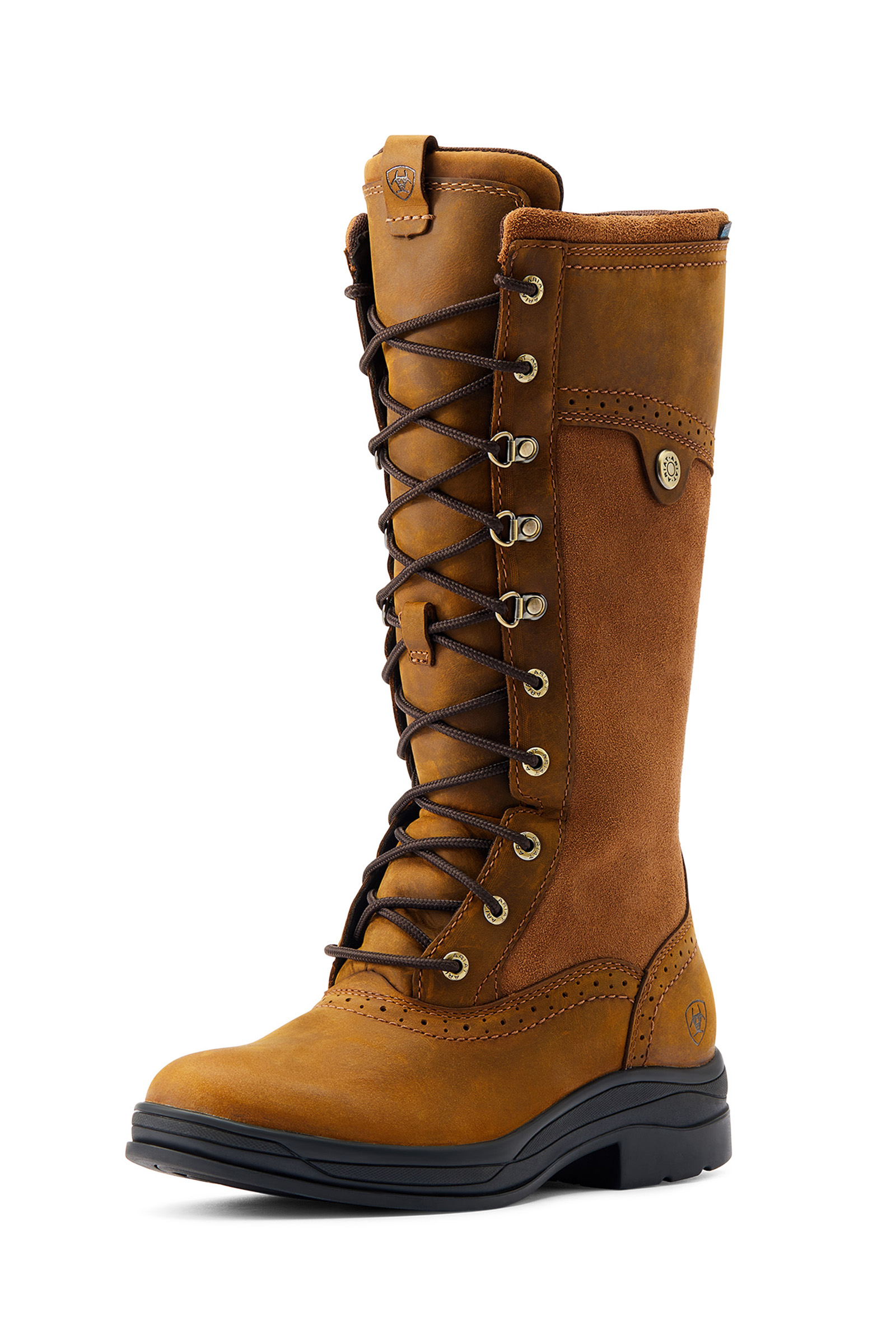 Weathered Teak Beige Ariat Wythburn II bottes imperméables pour femmes