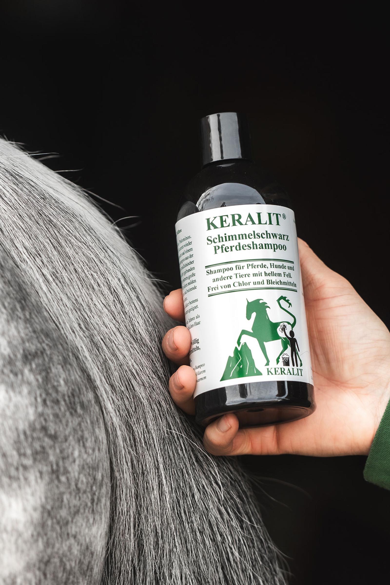 Keralit shampooing concentr&eacute; pour animaux &agrave; pelage blanc et gris, 500 ml