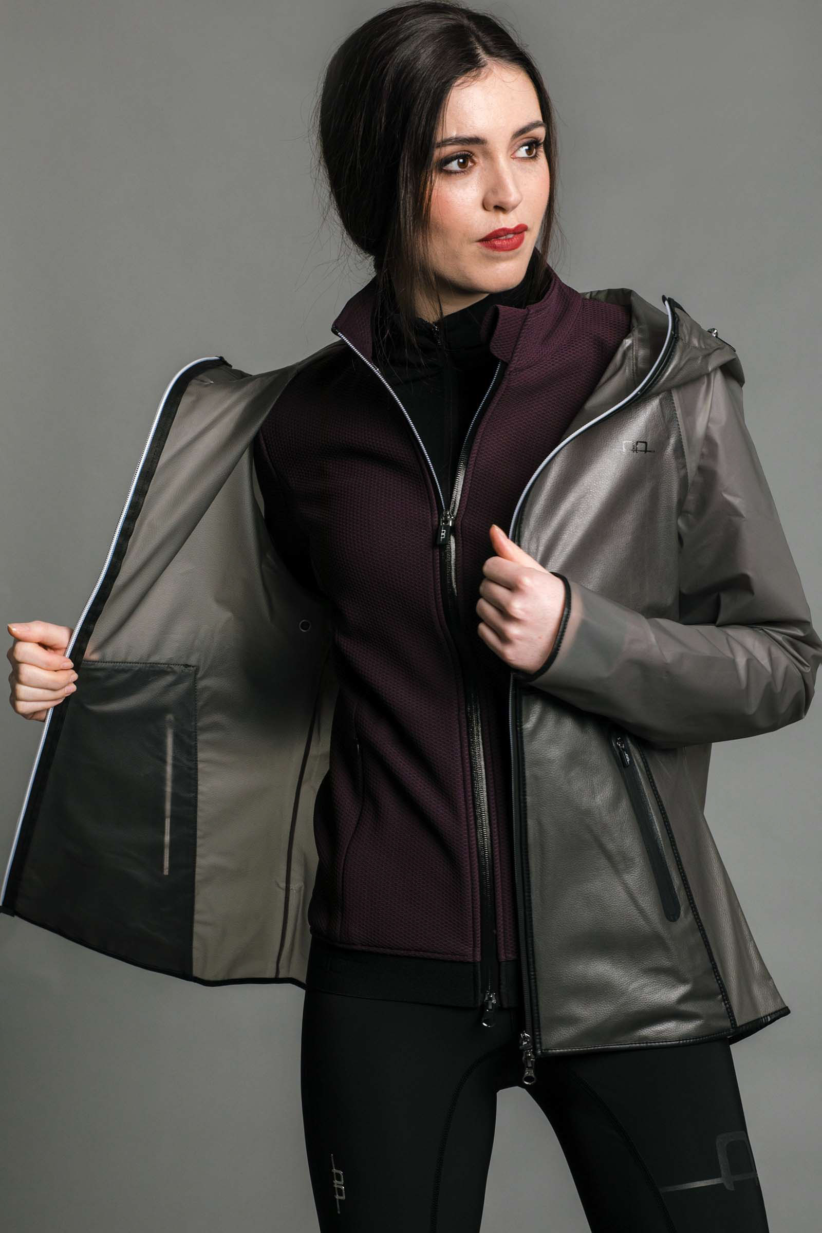 Veste imperméable translucide AA pour femme