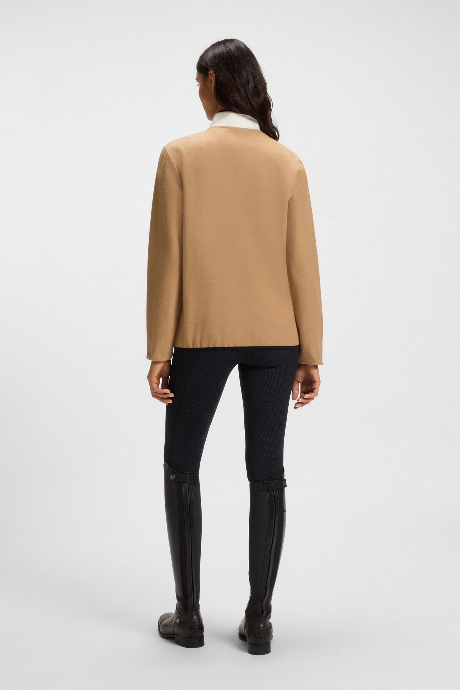 Boss Fedora Felpa femme demi-zip