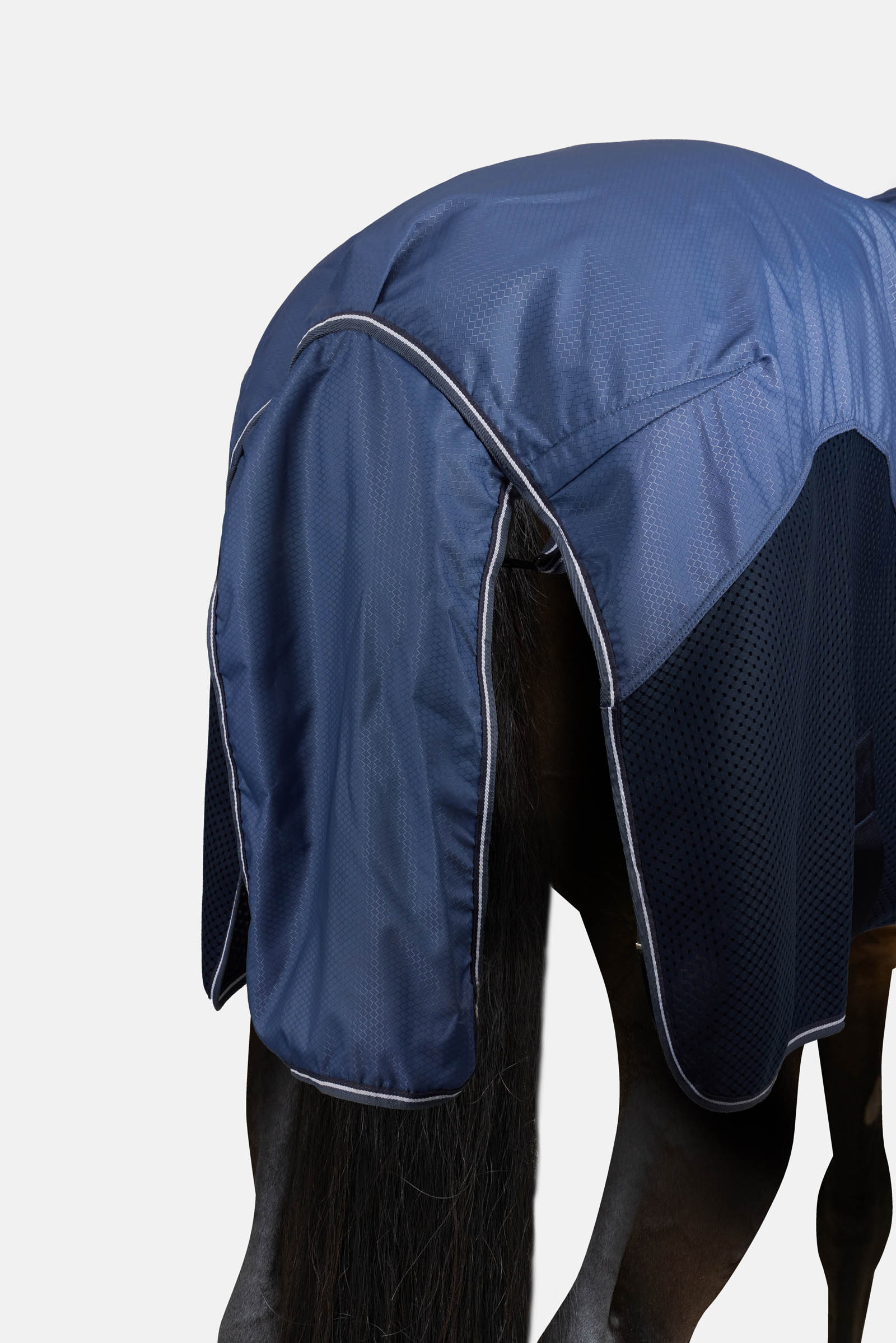 Horze Aircool 3D couverture d&rsquo;ext&eacute;rieur imperm&eacute;able avec encolure amovible