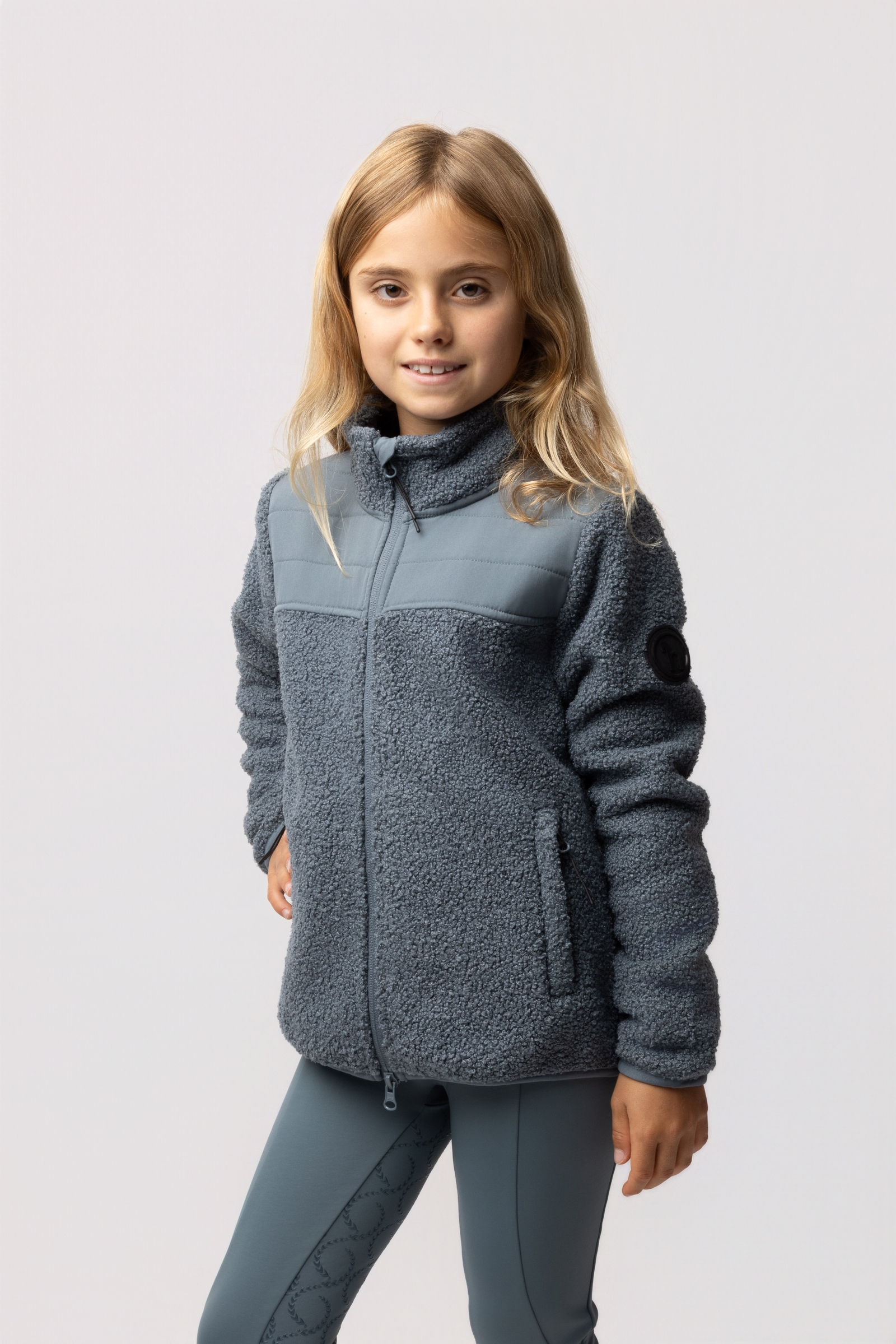 Horze Misha Veste en polaire hybride pour enfants