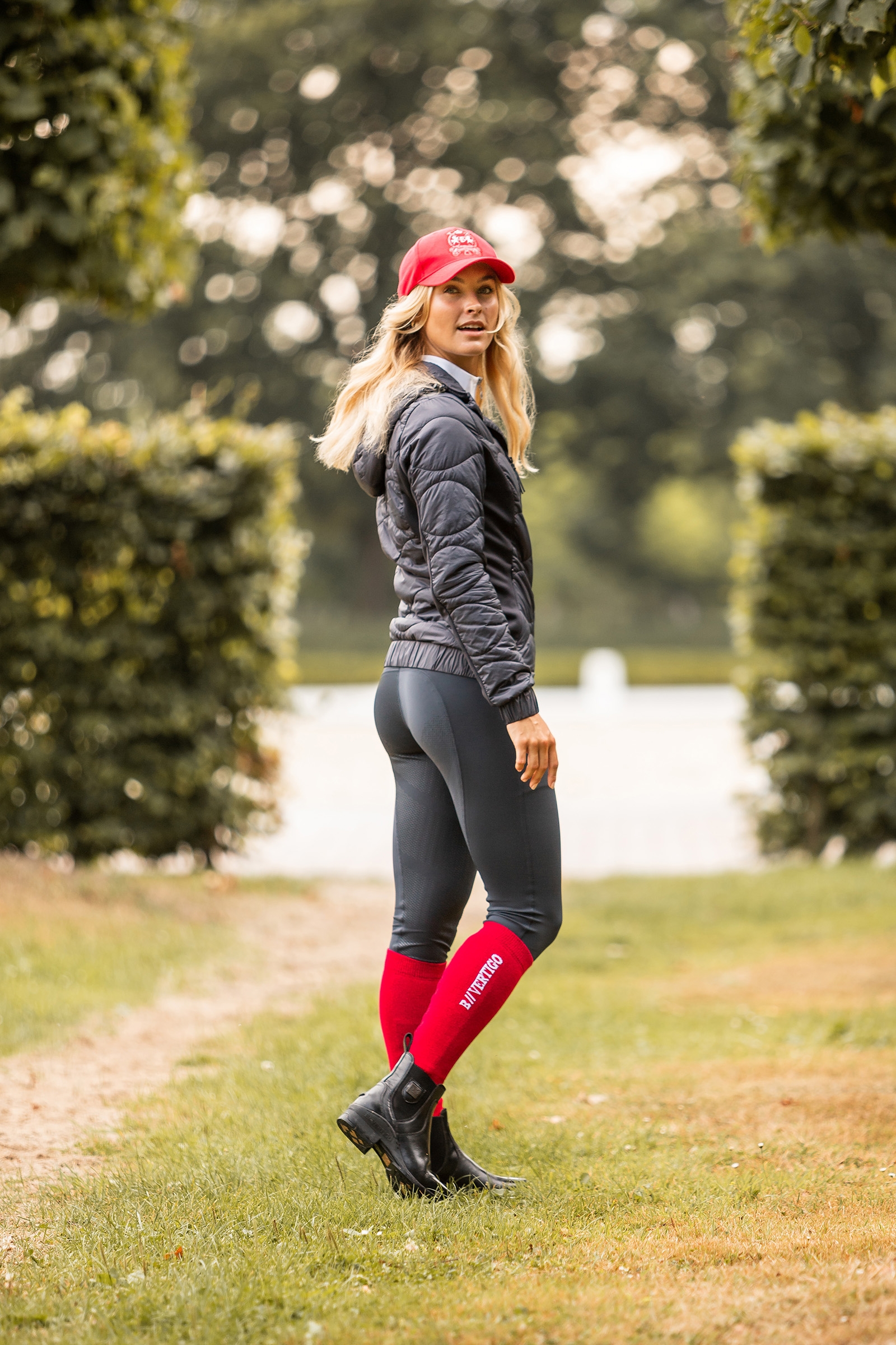 Chaussettes d'&eacute;quitation B Vertigo B&eacute;ryl Laine Bambou