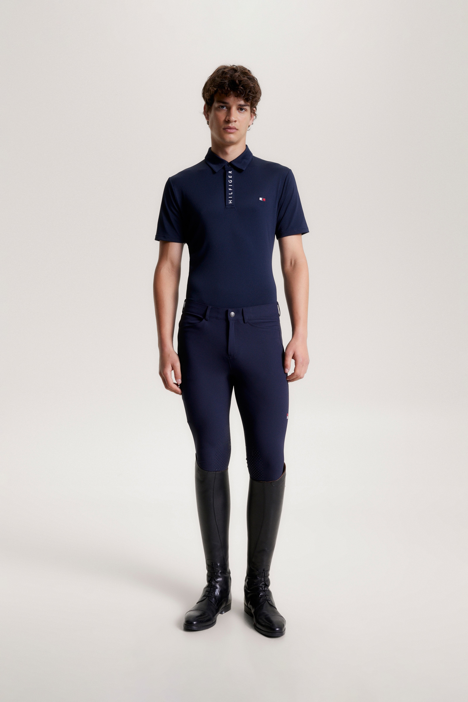 Polo Tommy Hilfiger Equestrian Harlem à manches courtes avec logo