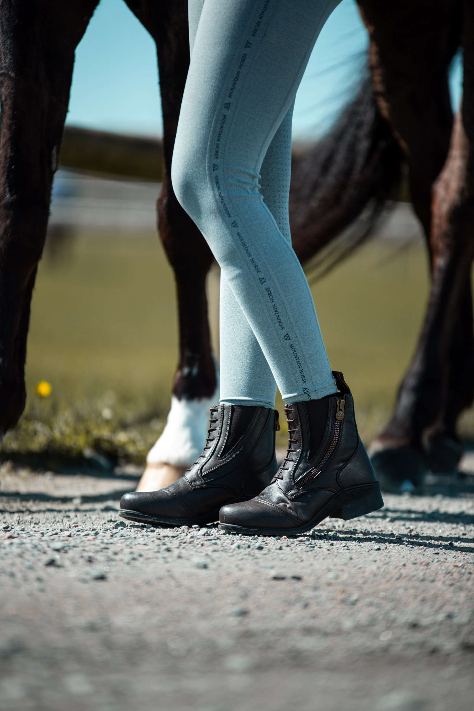 Mountain Horse Veganza Bottes Paddock avec fermeture éclair sur le côté