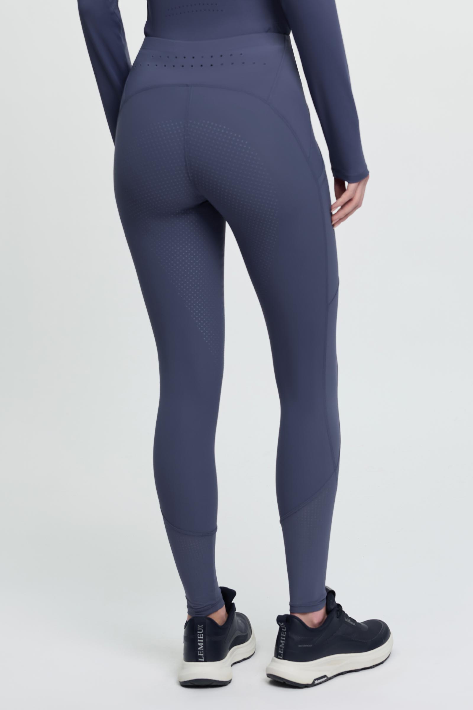 Shadow LeMieux Airflow pantalon d&rsquo;&eacute;quitation femme pull on avec si&egrave;ge int&eacute;gral