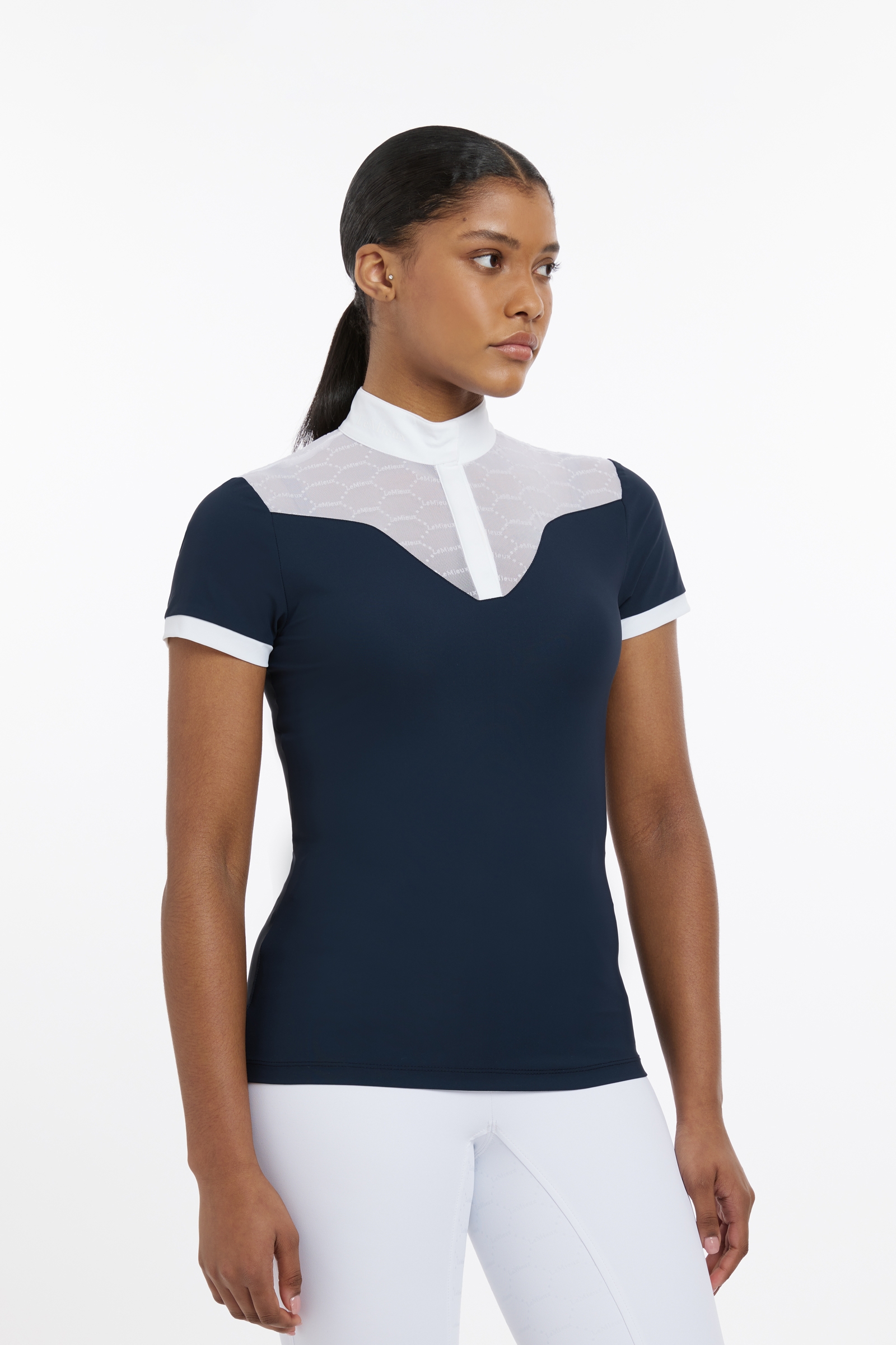 LeMieux Emily chemise de concours à manches courtes pour femmes