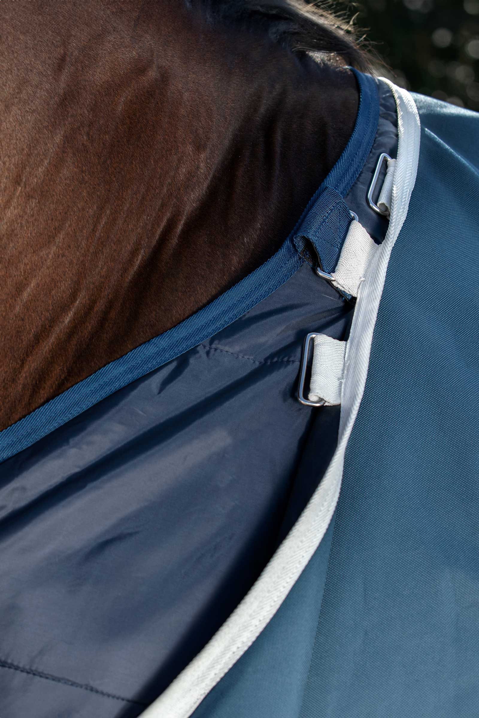 Horseware Amigo AmEco 12 Plus couverture d'extérieur avec cou amovible, 100g