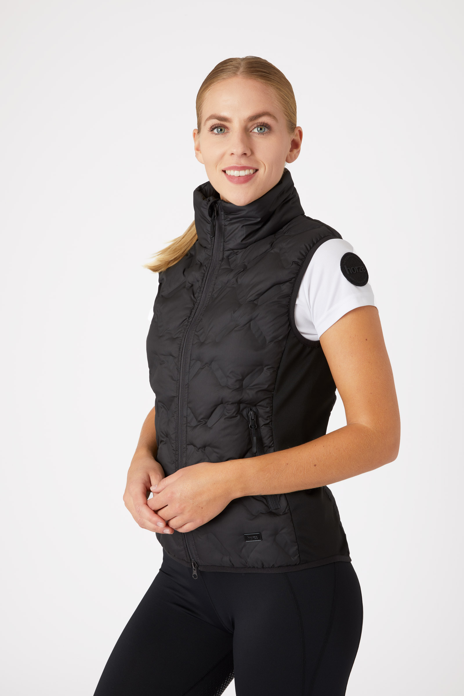 Gilet doudoune sans manches d'&eacute;quitation Horze Shelly, femme