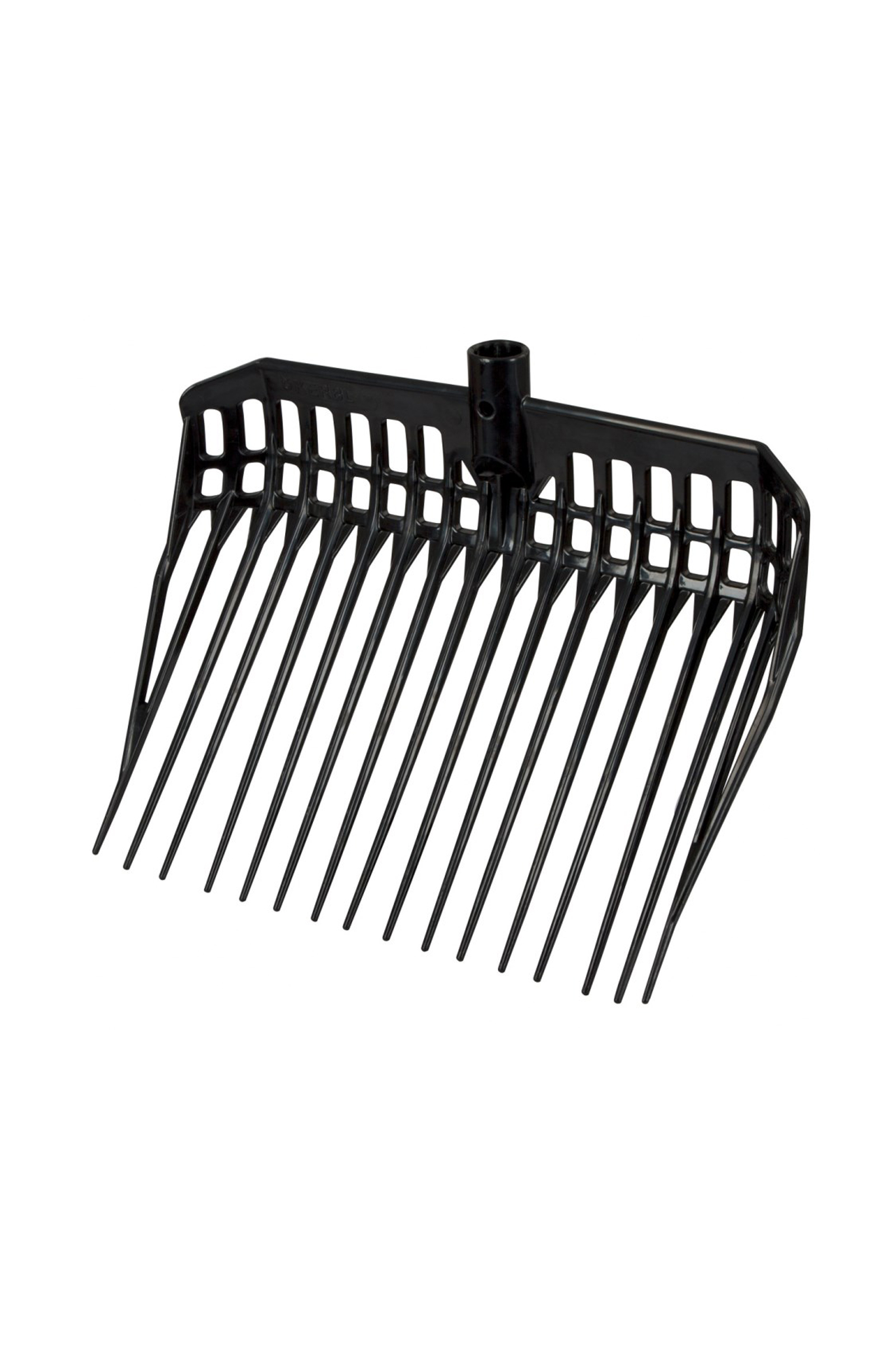 Fourche à litière Kerbl EcoFork avec poignée en métal et prise en D