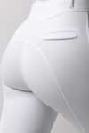 Horze Mira Pantalon d'équitation taille haute, silicone, fond intégral, femme