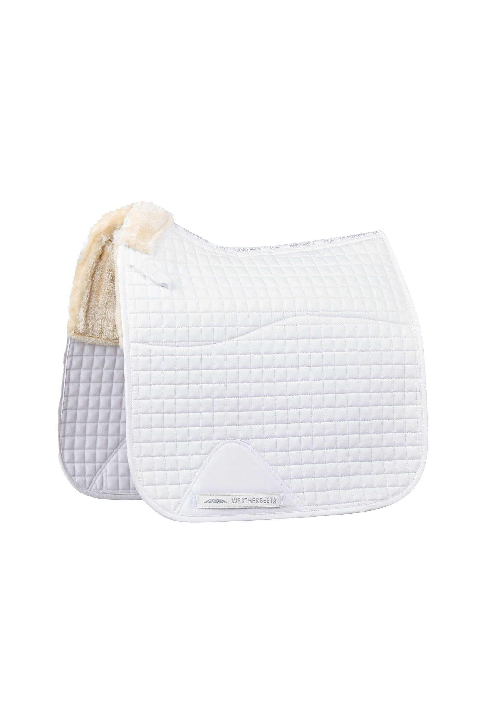 White Weatherbeeta Prime Comfy Fleece tapis de selle de dressage