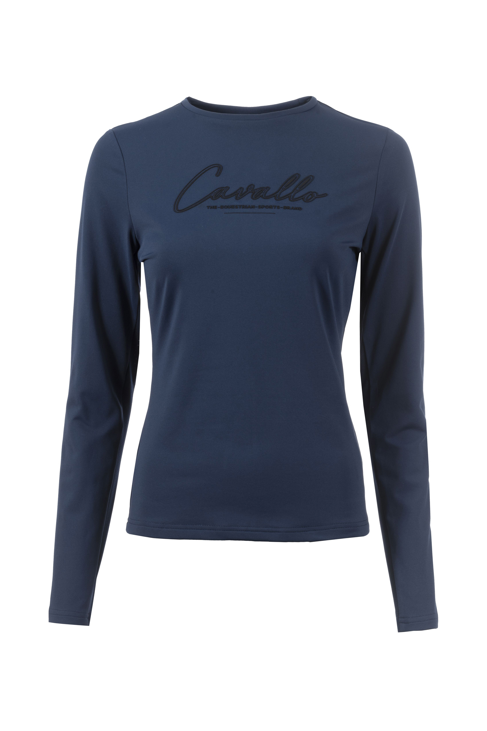 Nightblue T-shirt &agrave; col rond Cavallo CavalMaron